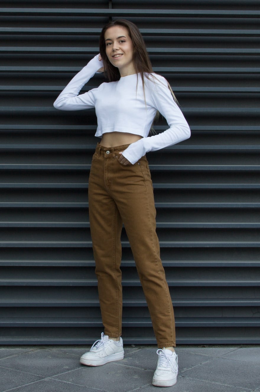 Mom Jean - Taba - Dominatrend