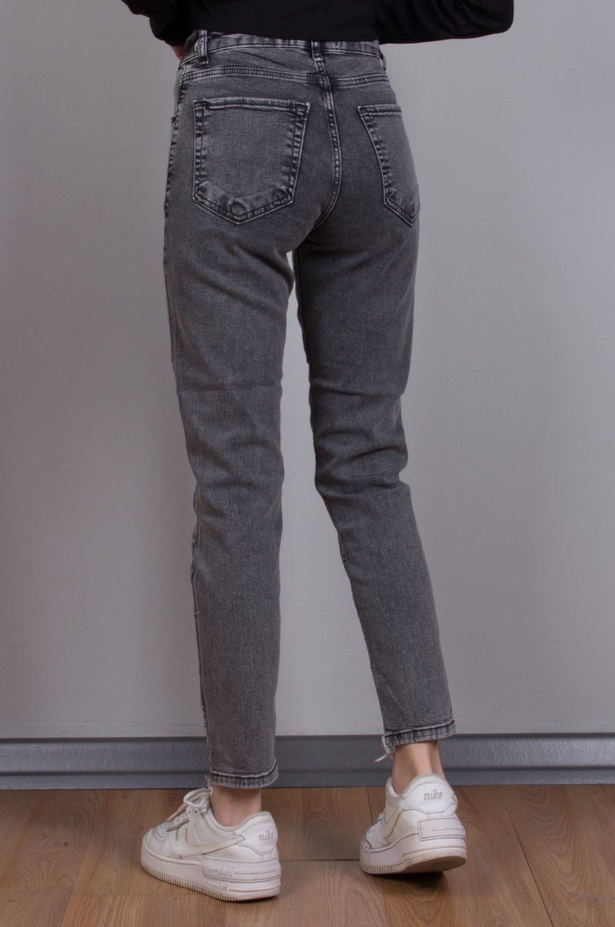 Nakış Parçalı Skinny - Antrasit - Dominatrend