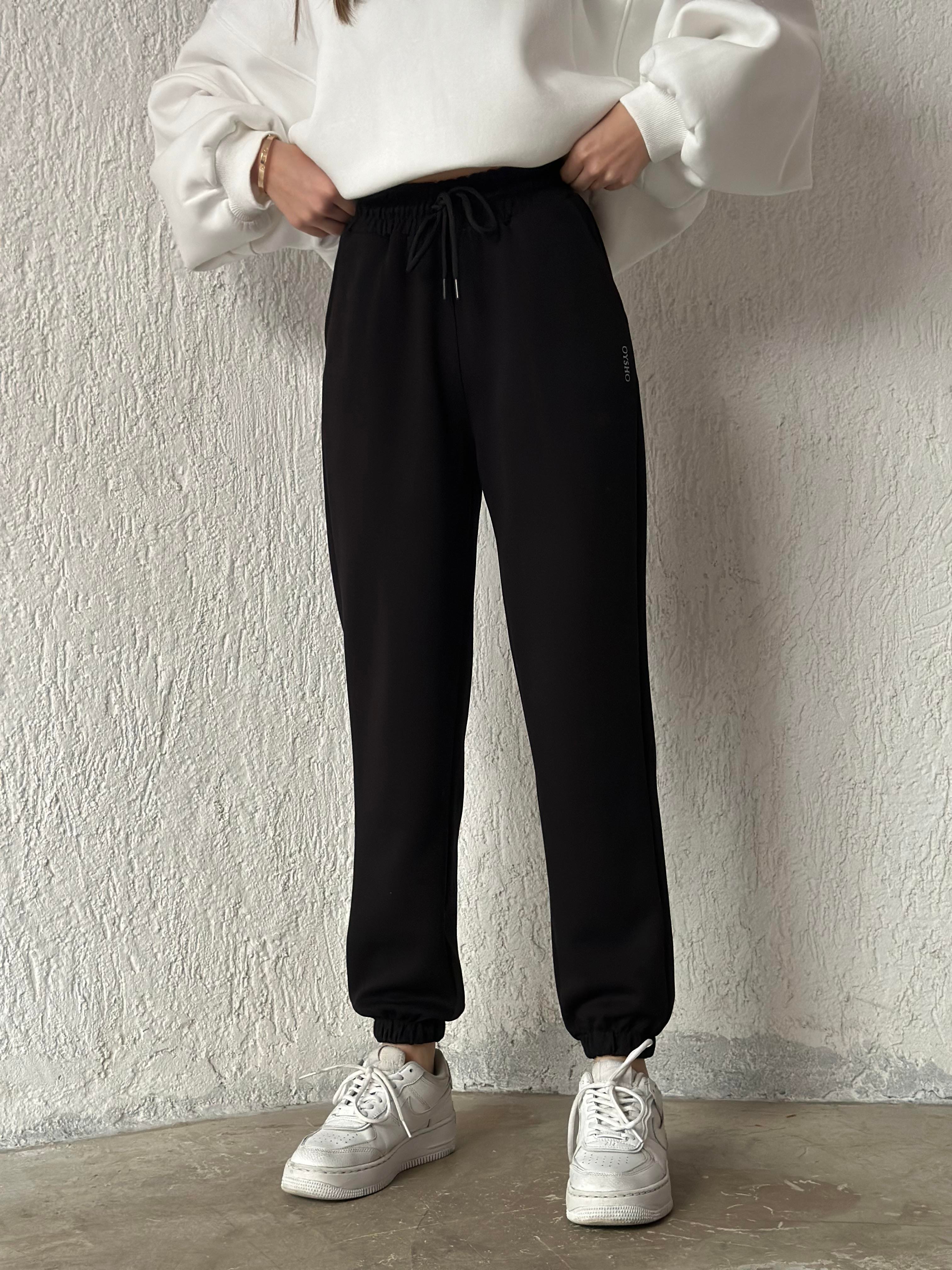 Oysho Jogger Eşofman Altı - Siyah - Dominatrend