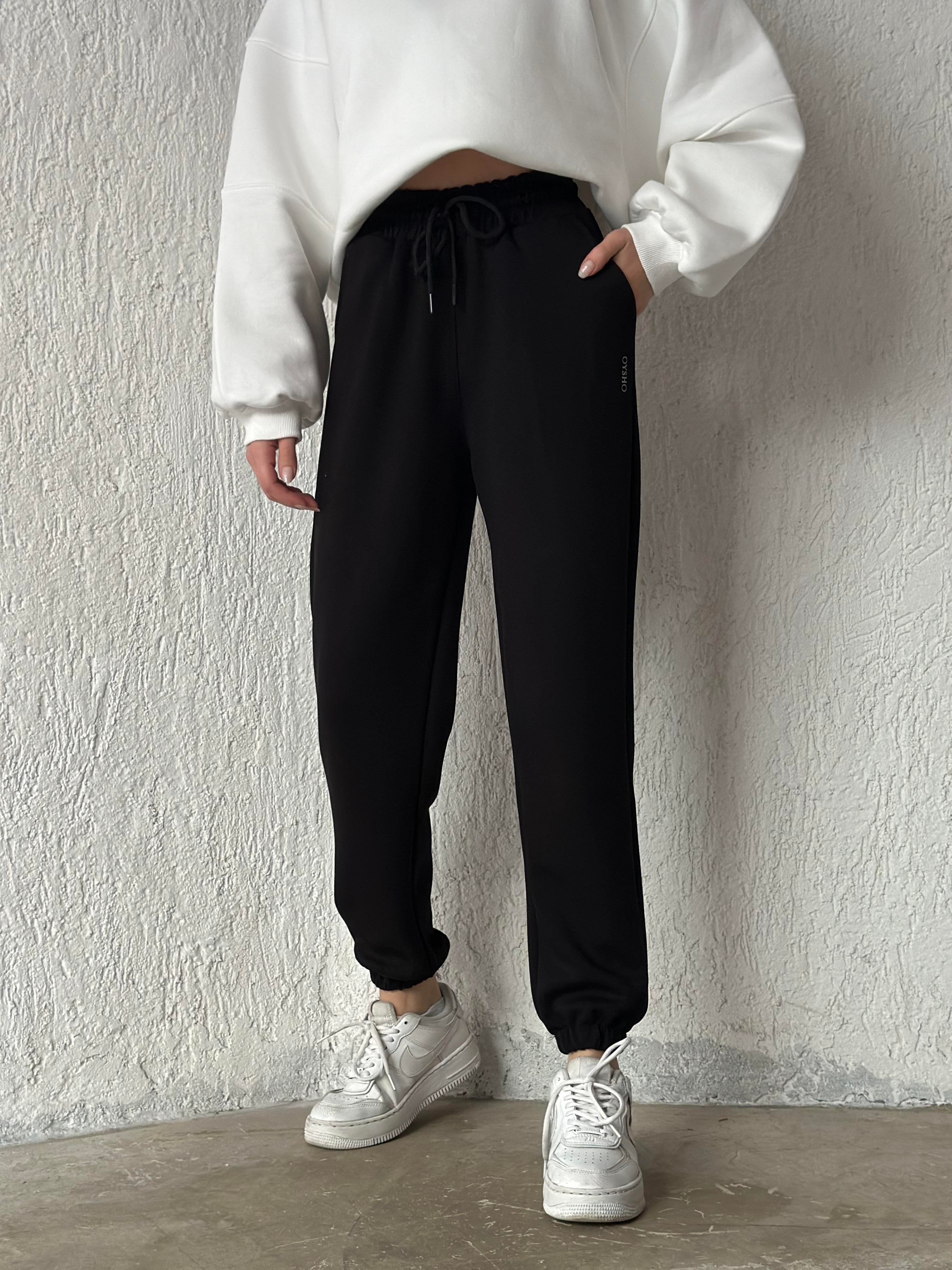 Oysho Jogger Eşofman Altı - Siyah - Dominatrend