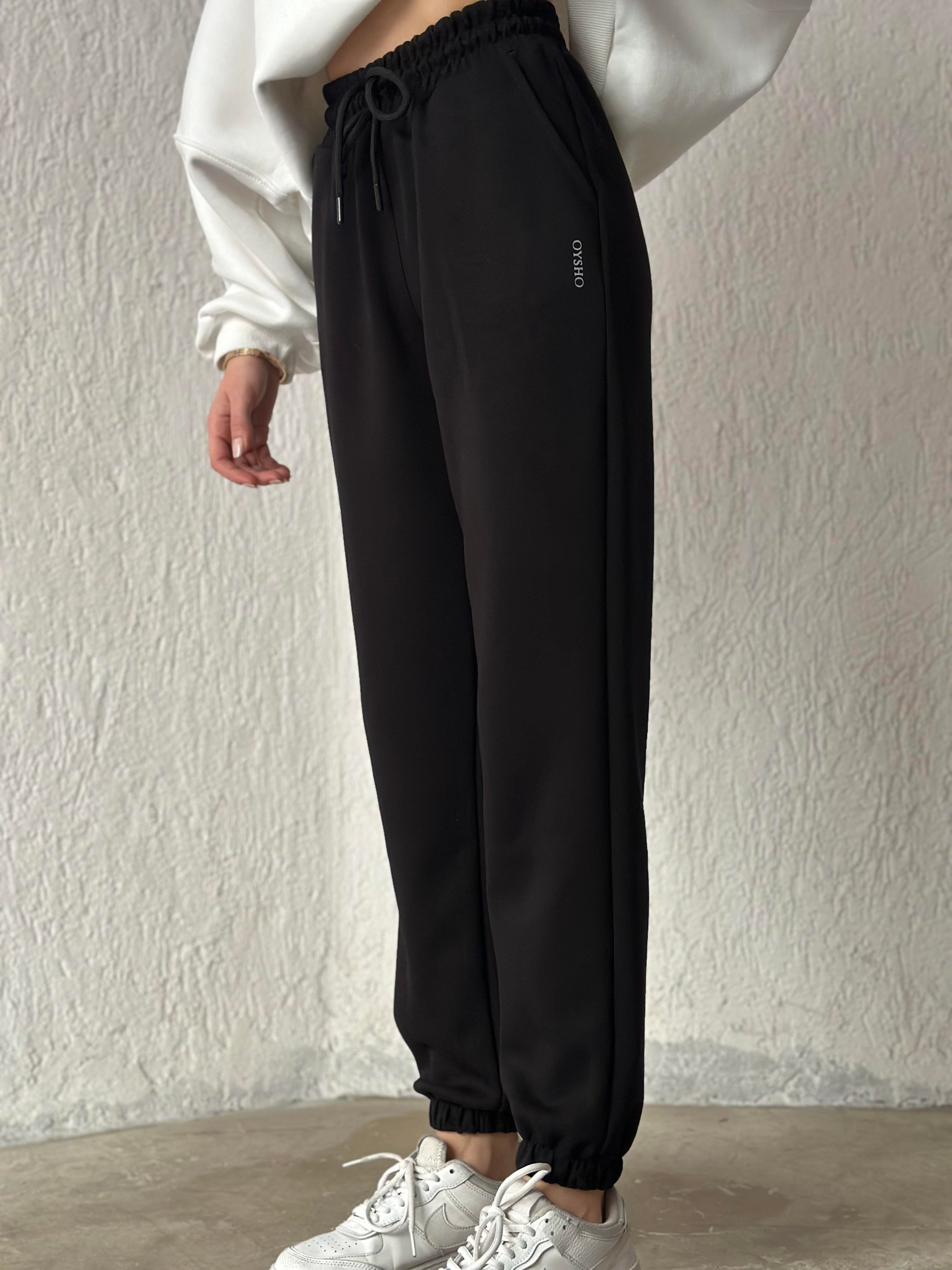 Oysho Jogger Eşofman Altı - Siyah - Dominatrend