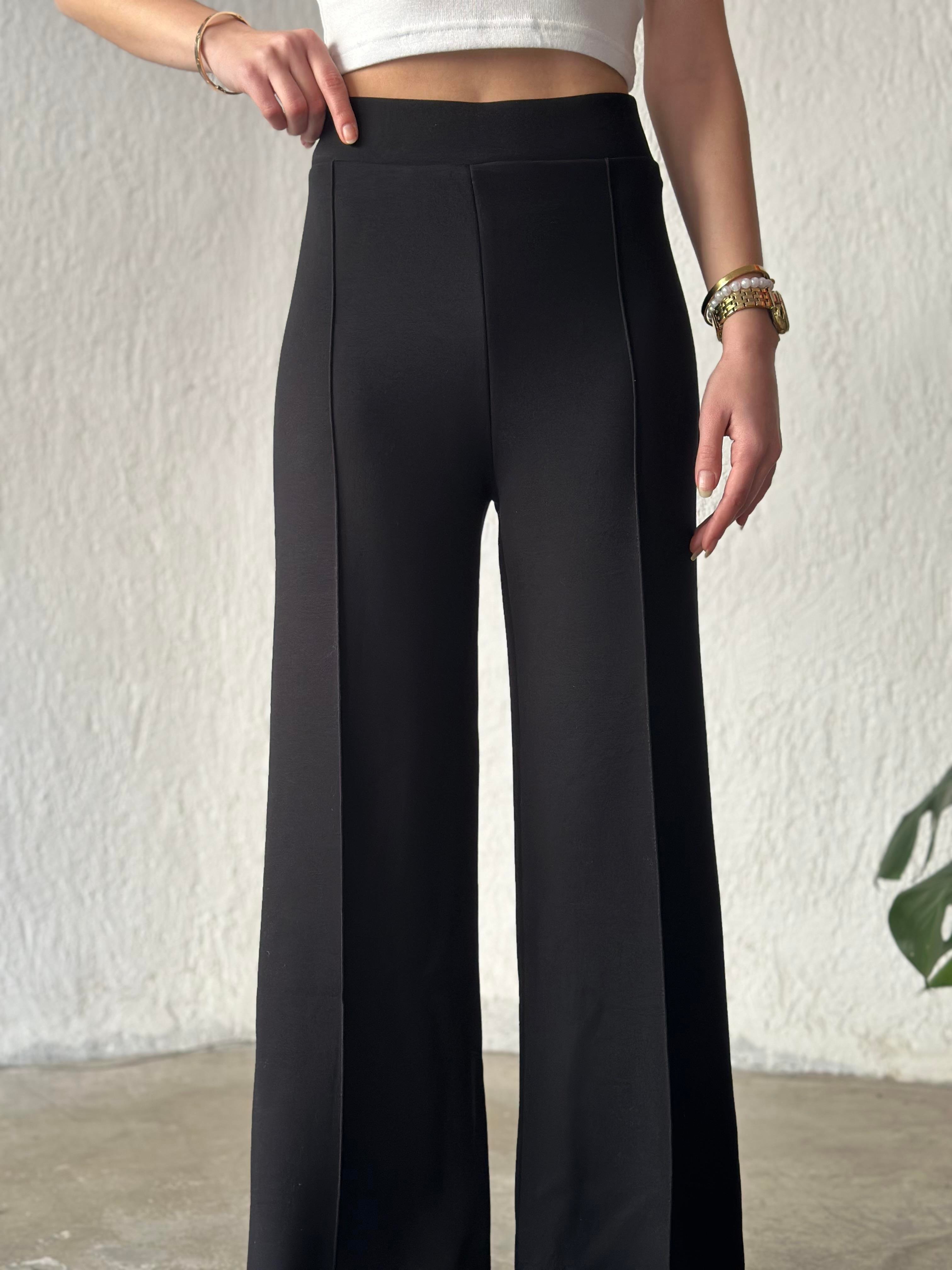 Oysho Palazzo Eşofman Altı - Siyah - Dominatrend