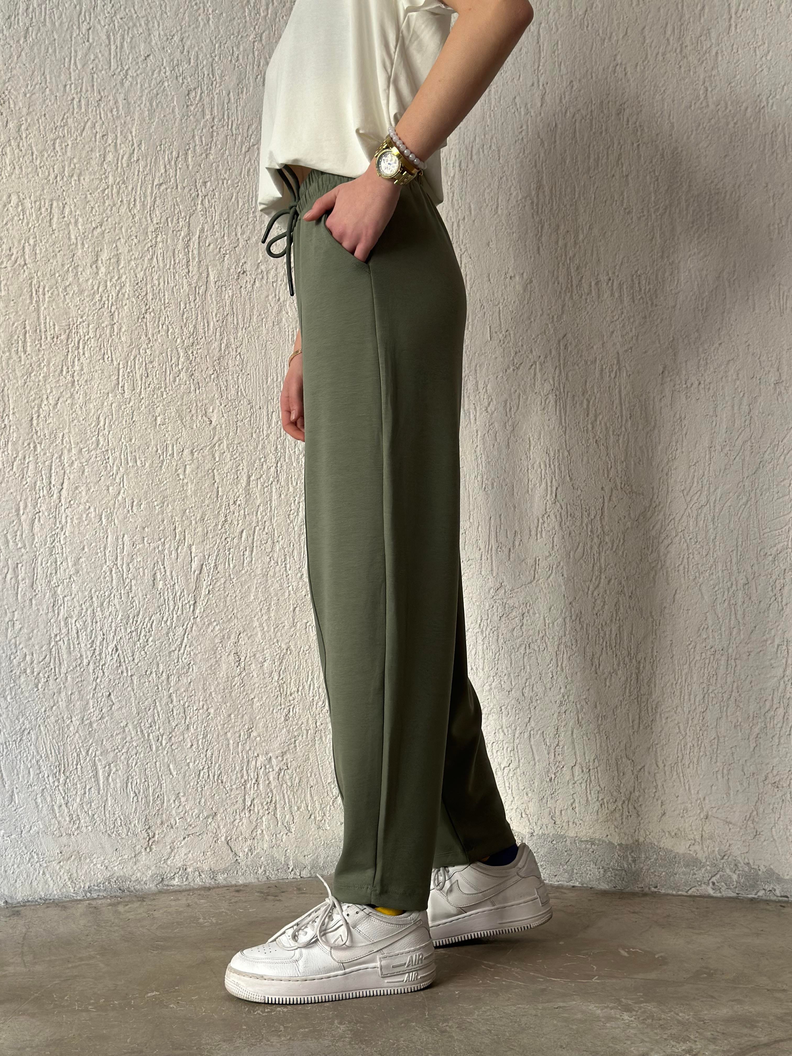 Oysho Şalvar Pantolon - Haki - Dominatrend