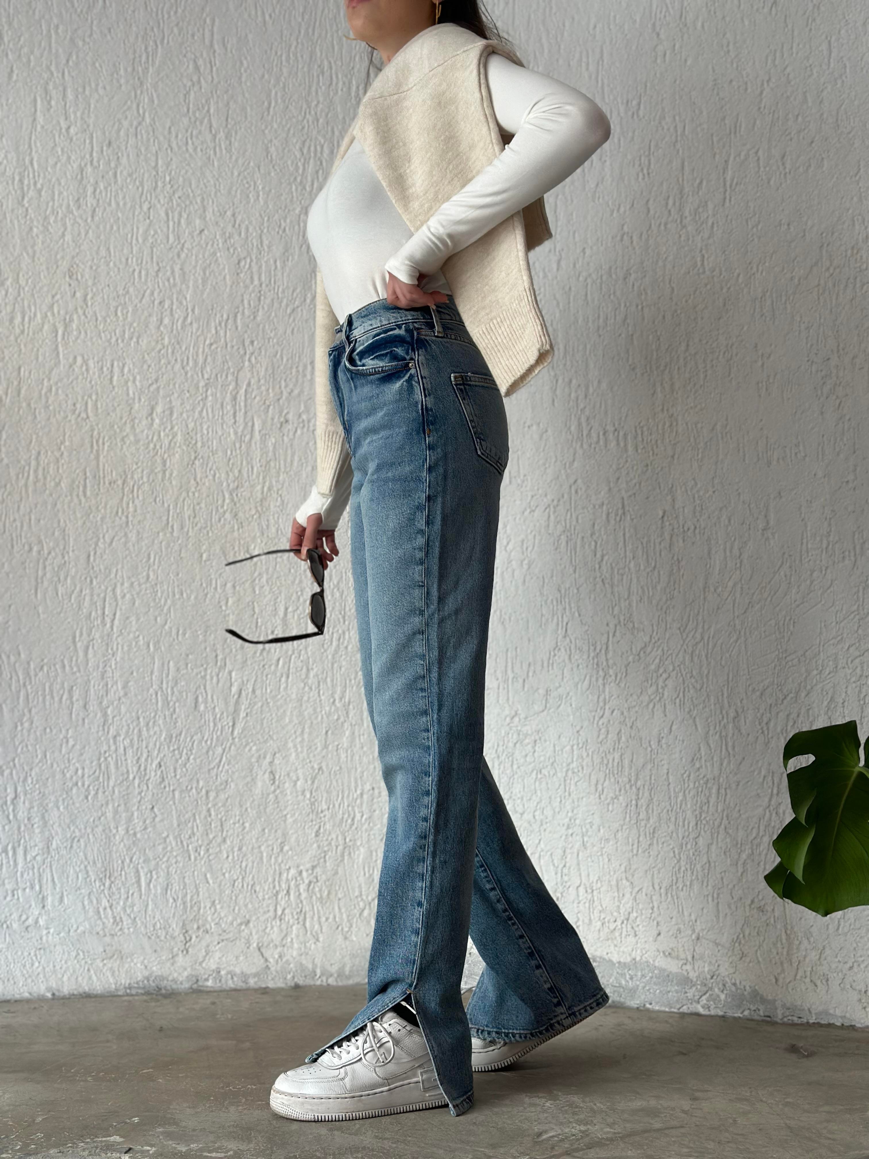 Paça Detay Orj. Düz Kesim Jean - Dominatrend