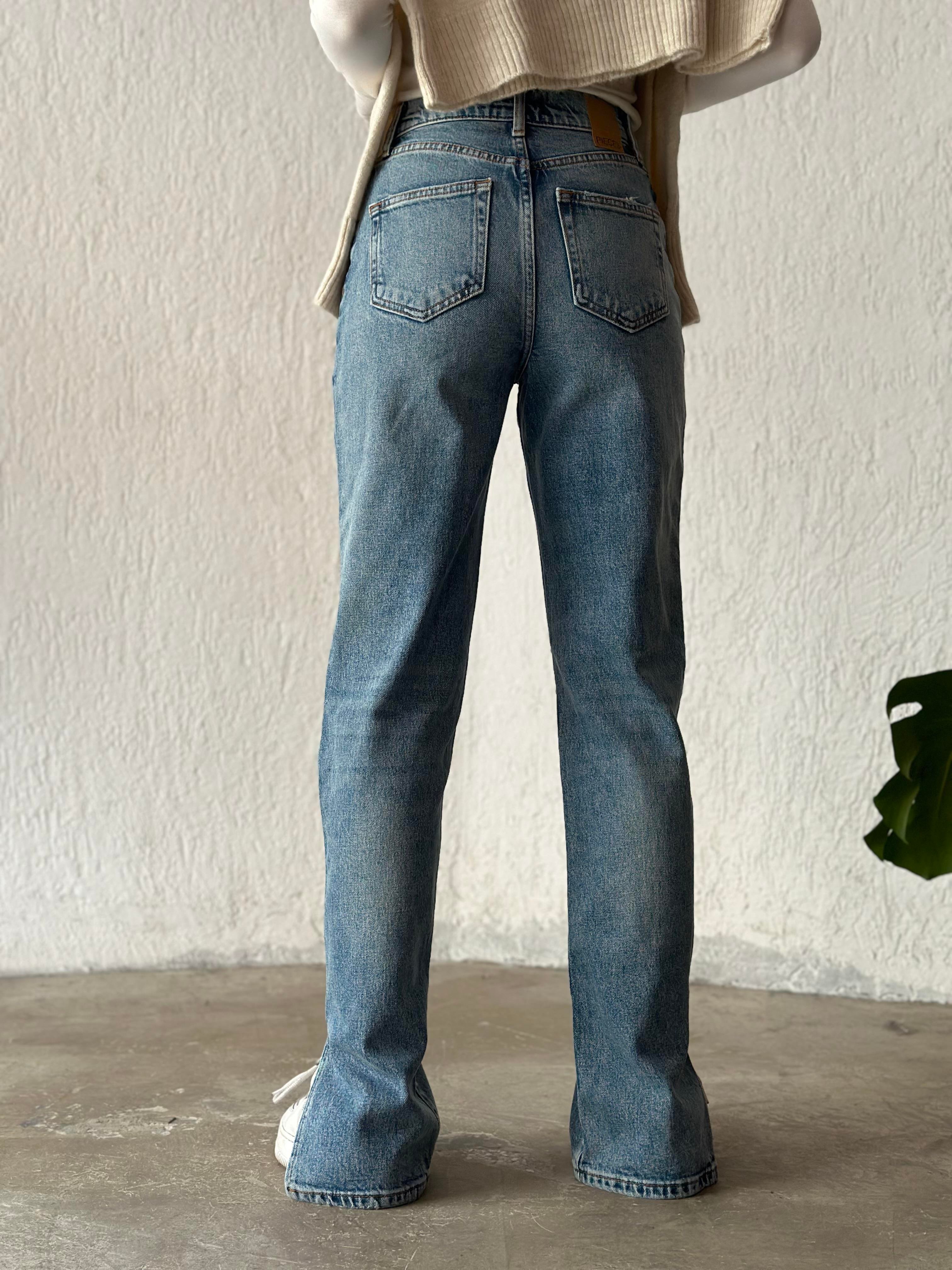 Paça Detay Orj. Düz Kesim Jean - Dominatrend