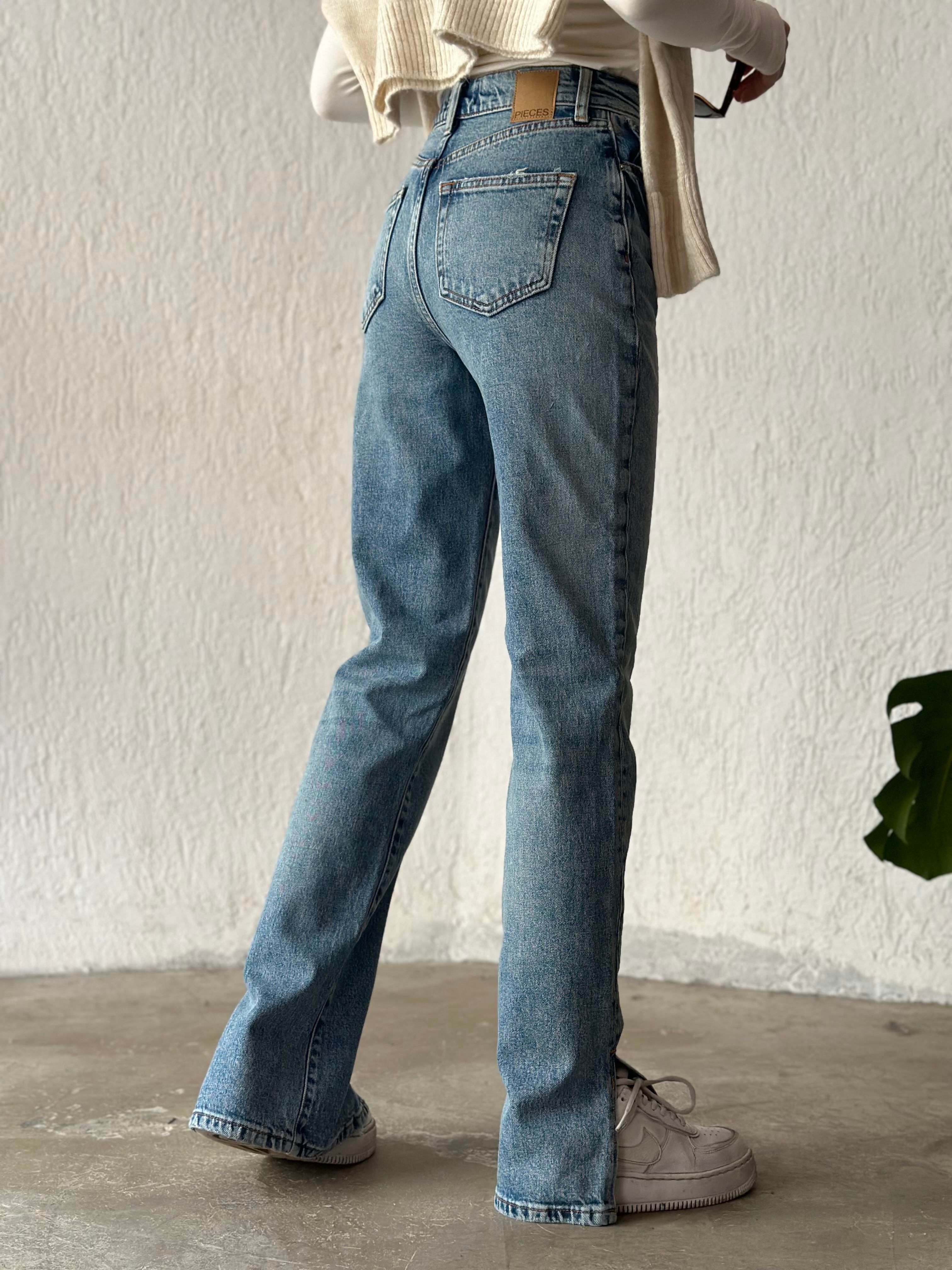 Paça Detay Orj. Düz Kesim Jean - Dominatrend