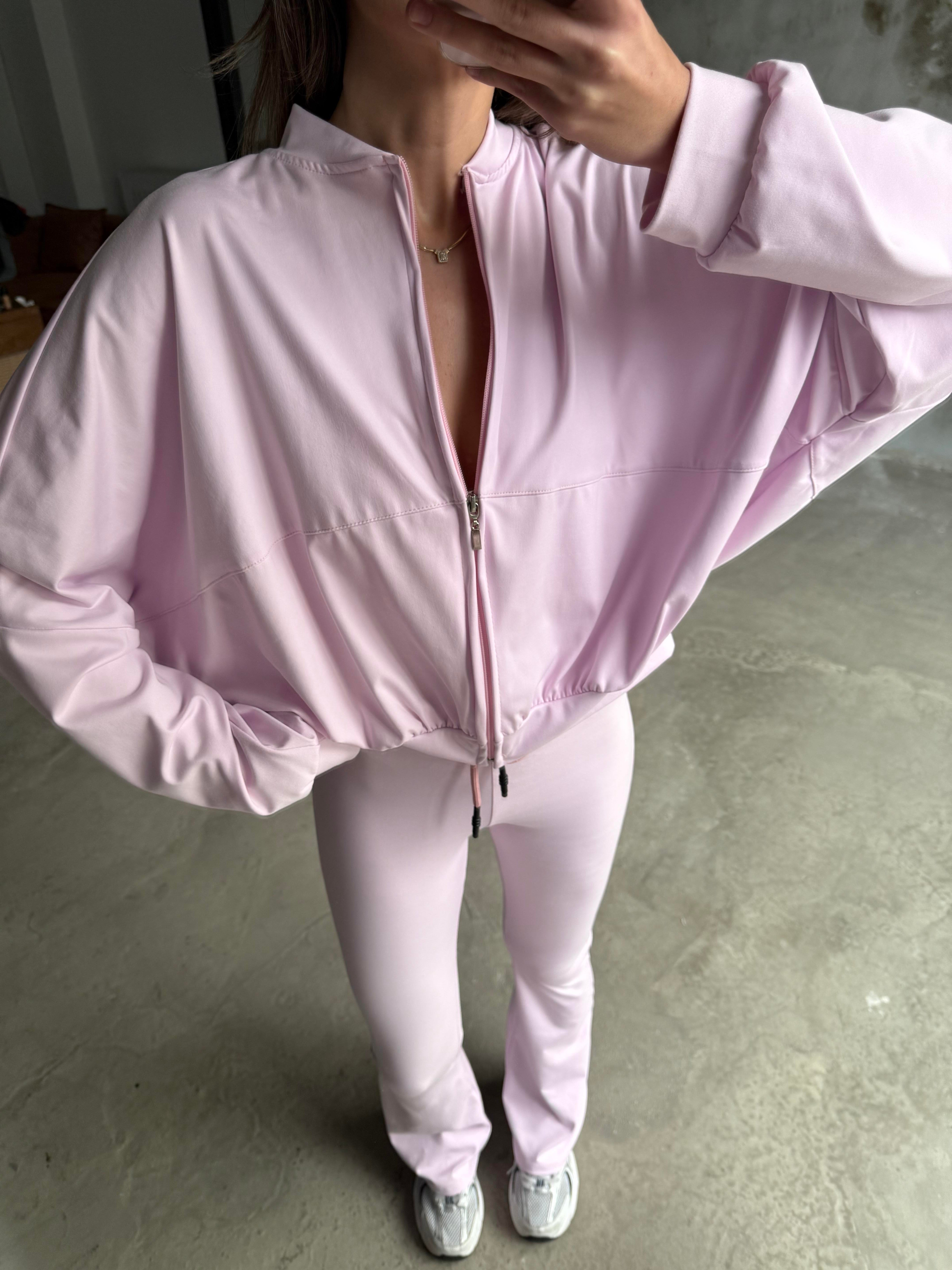 Pembe İspanyol Taytlı Takım - Dominatrend