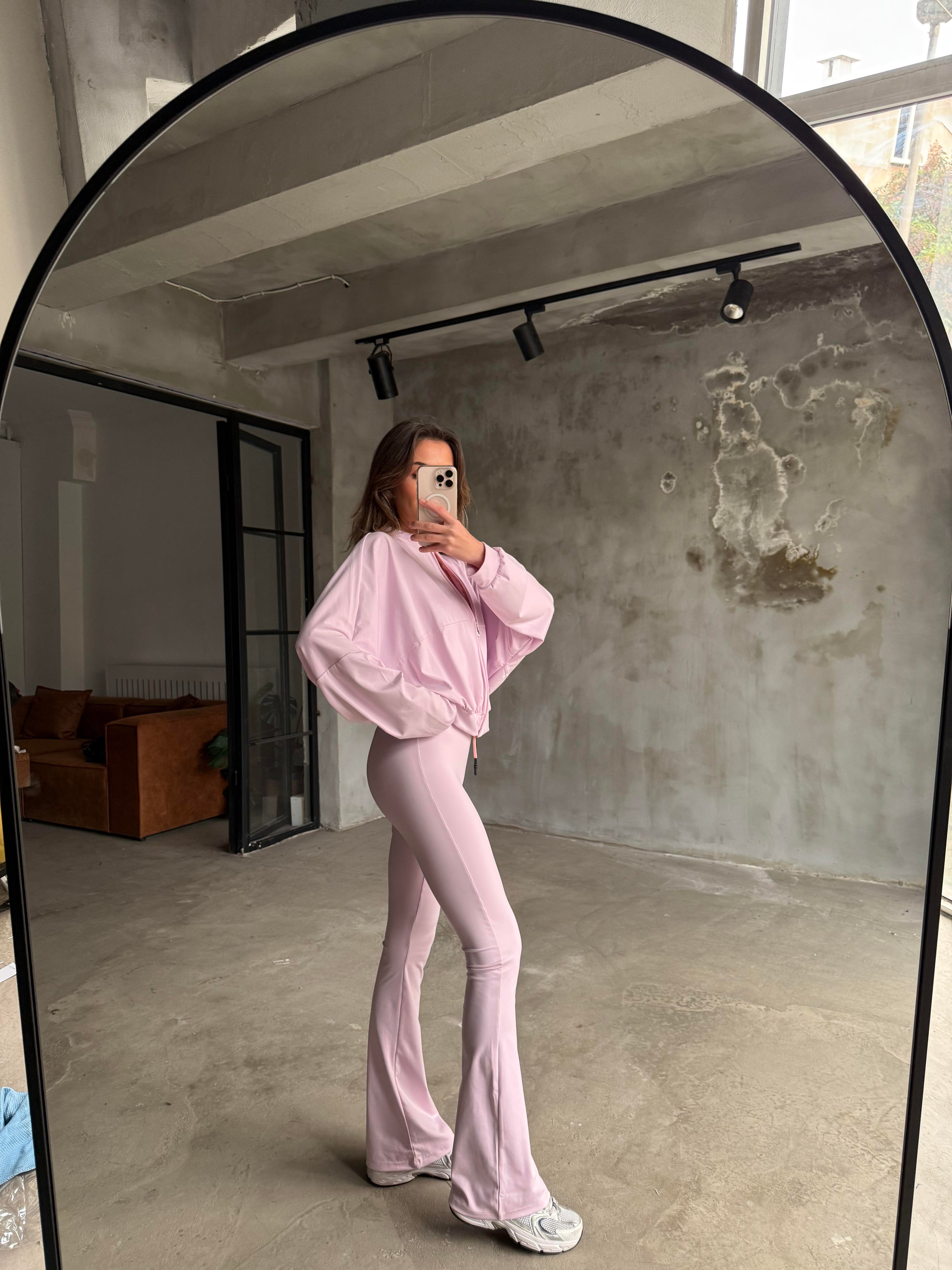 Pembe İspanyol Taytlı Takım - Dominatrend
