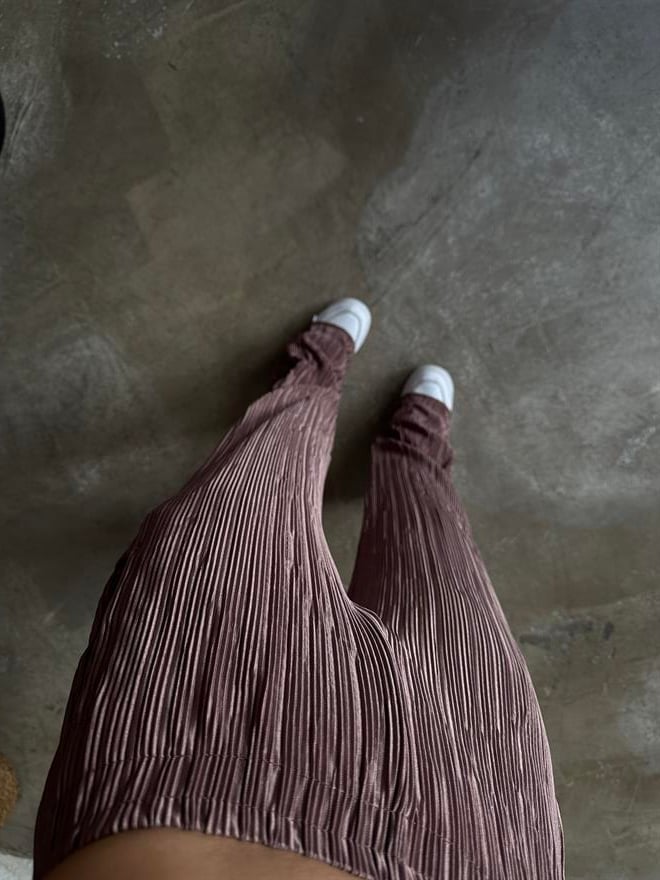 Piliseli Pantolon - Bakır - Dominatrend