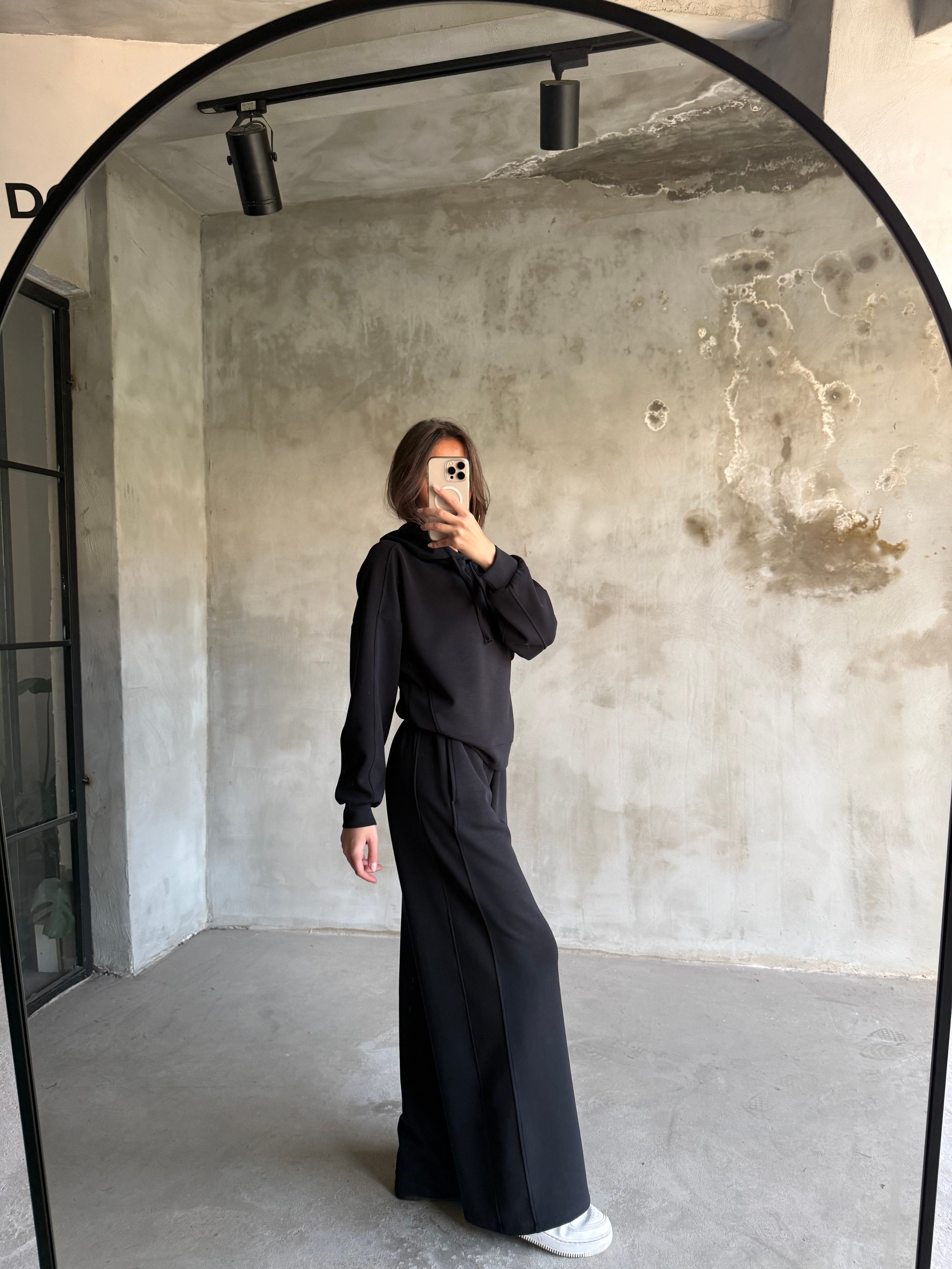 Premium Basic Modal Takım - Siyah - Dominatrend