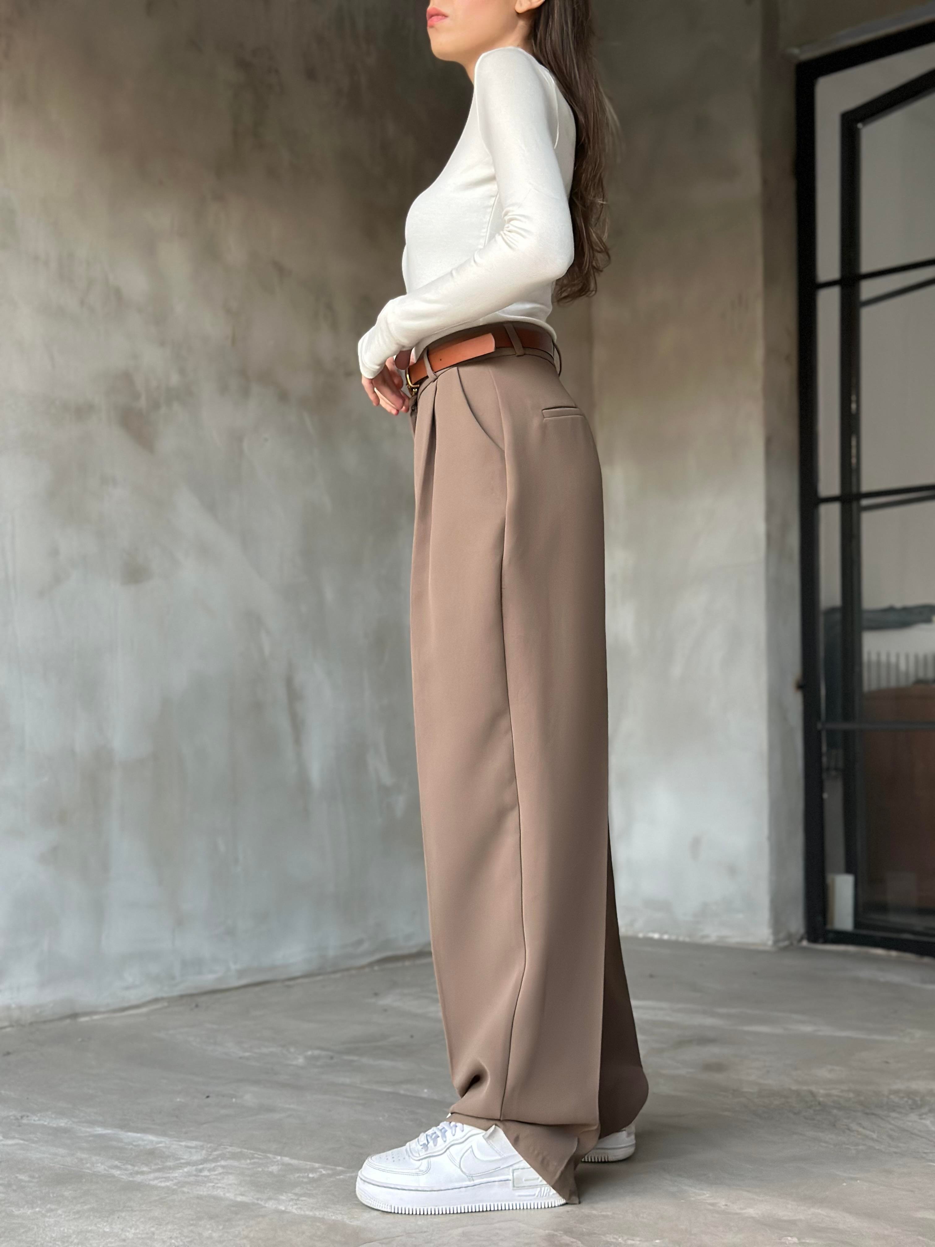 Premium Pensli Palazzo - Camel - Dominatrend