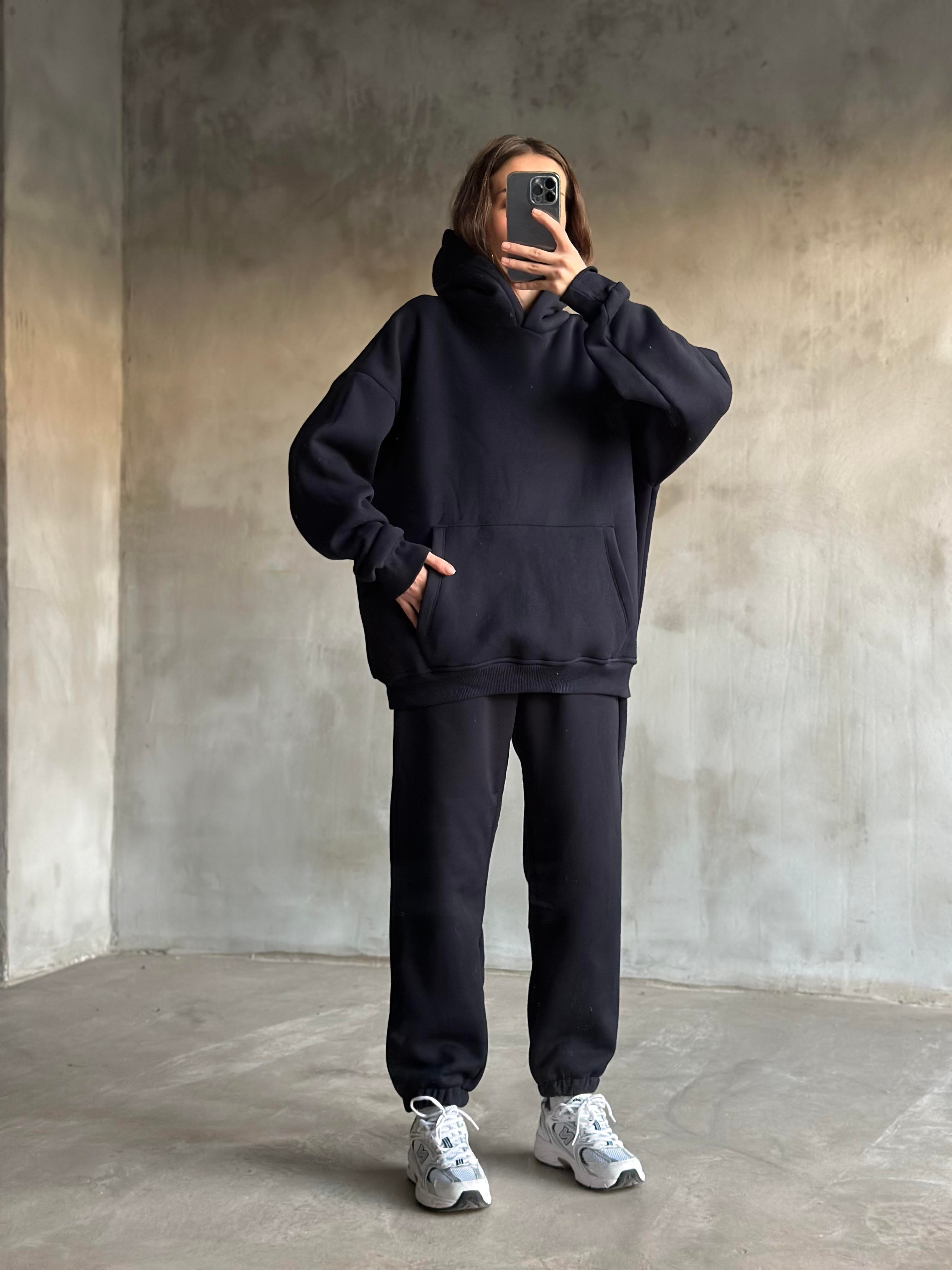 Rope Unisex Oversize Takım - Lacivert - Dominatrend