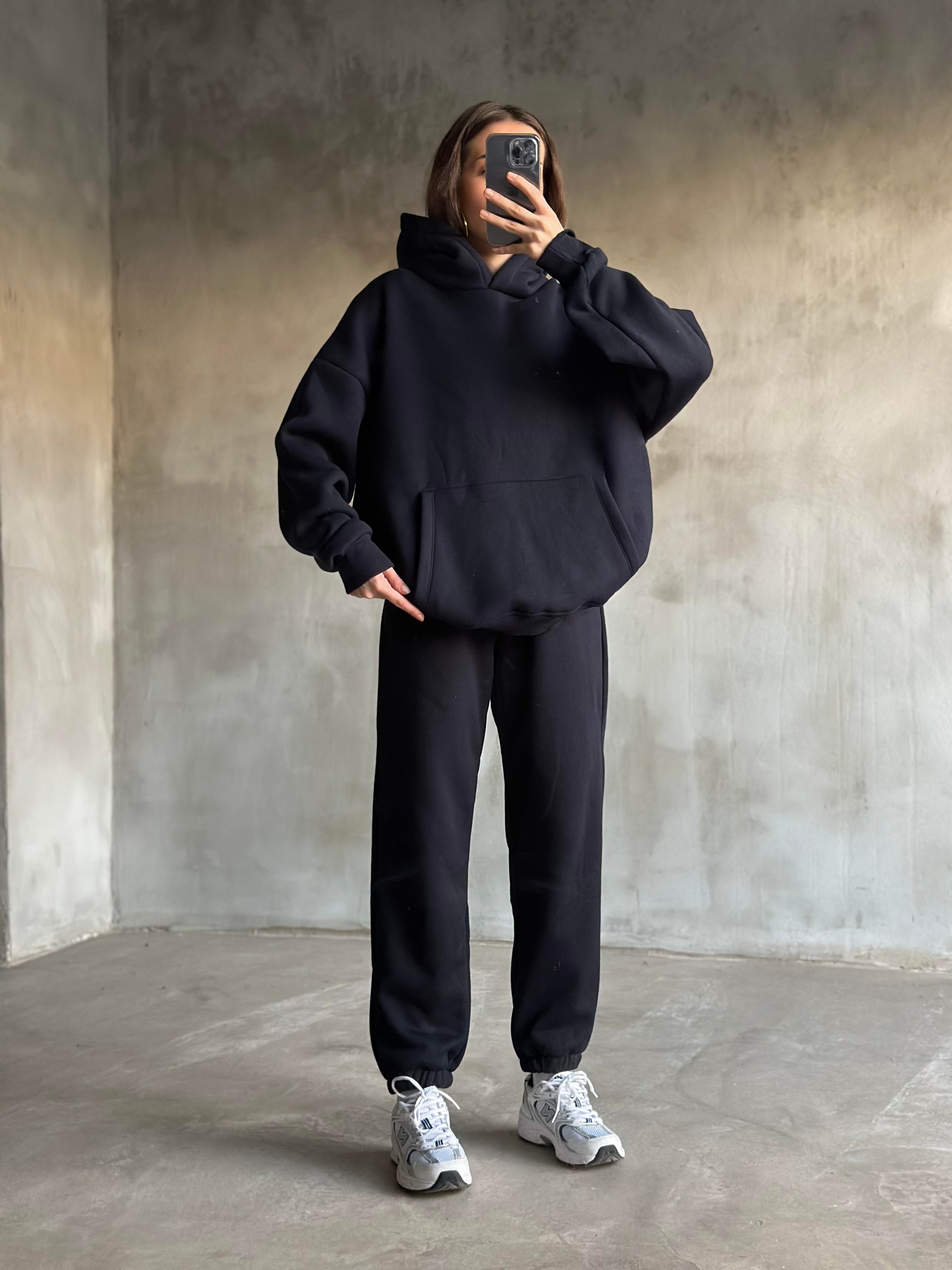 Rope Unisex Oversize Takım - Lacivert - Dominatrend