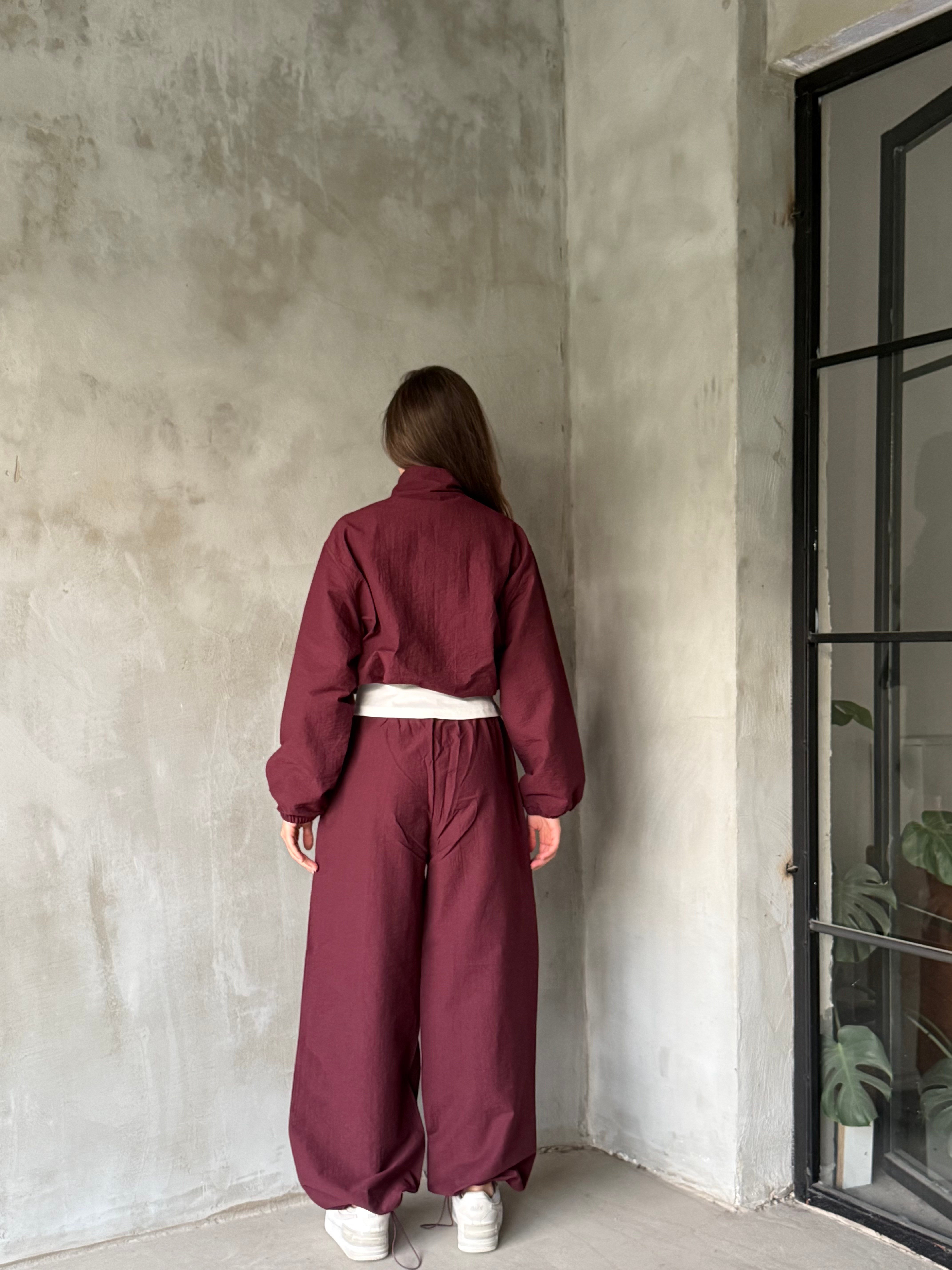 Stoperli Paraşüt Takım - Bordo - Dominatrend