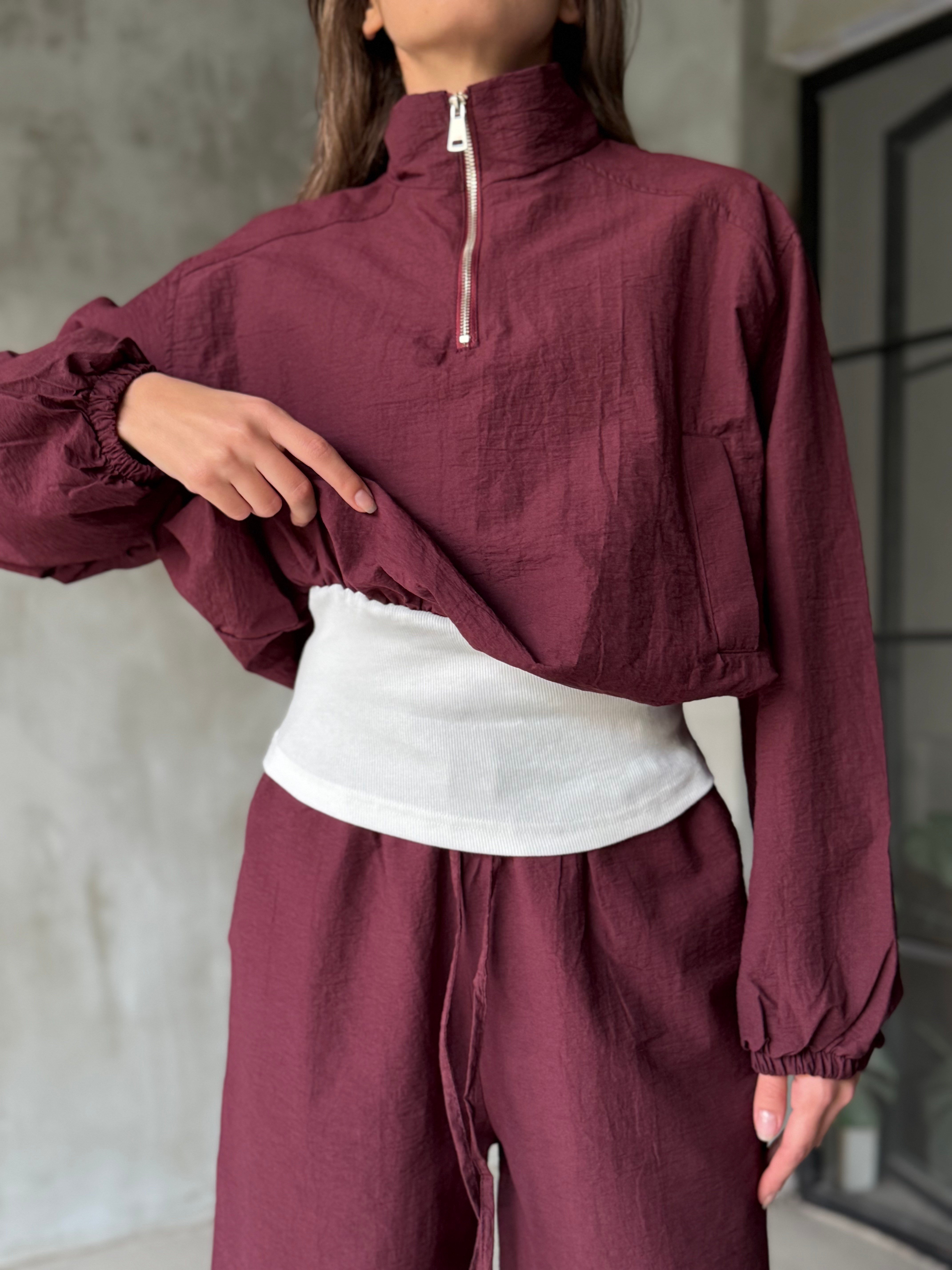Stoperli Paraşüt Takım - Bordo - Dominatrend