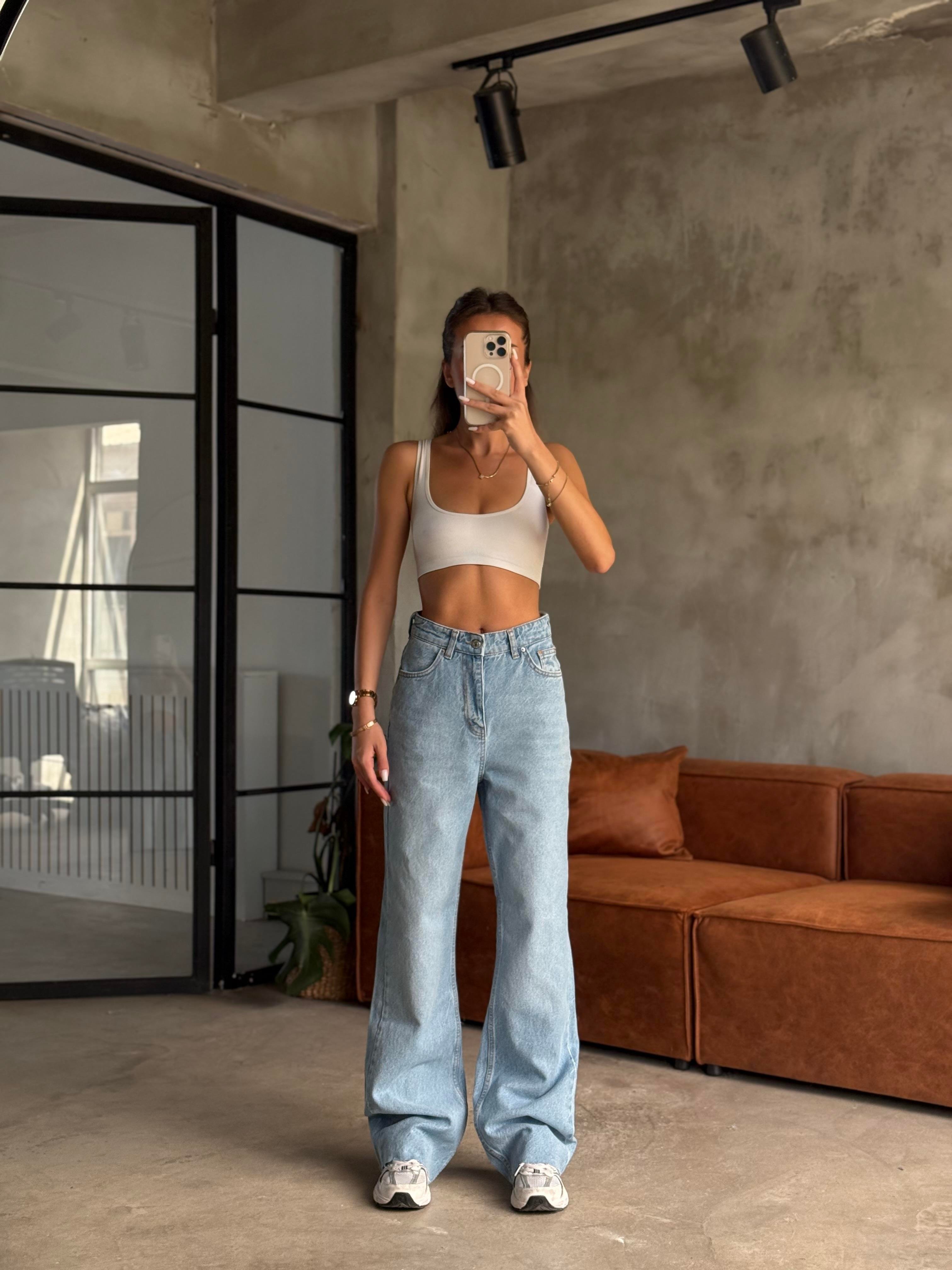 Straight Fit Jean - Açık Mavi - Dominatrend