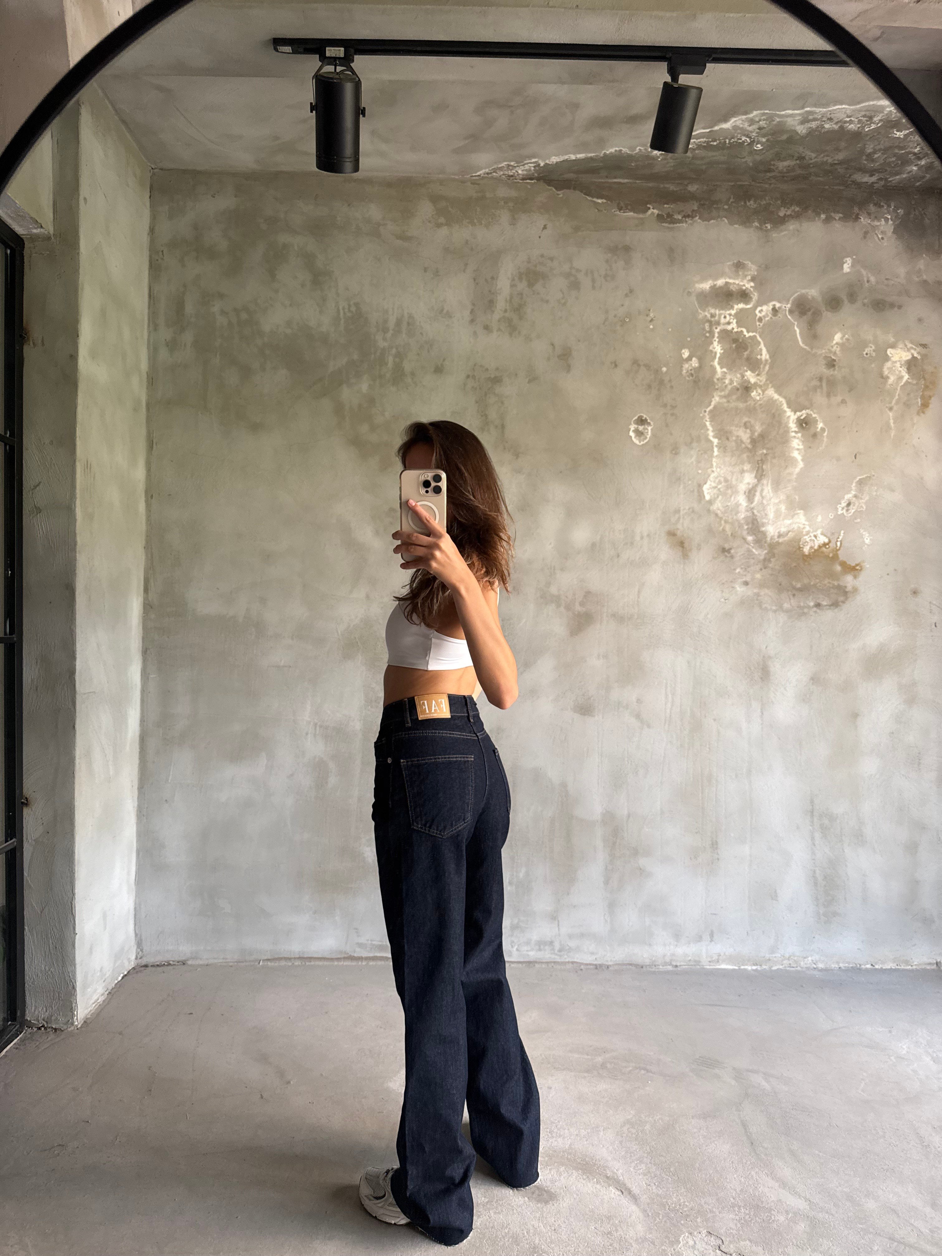 Straight Fit Jean - Koyu Lacivert - Dominatrend