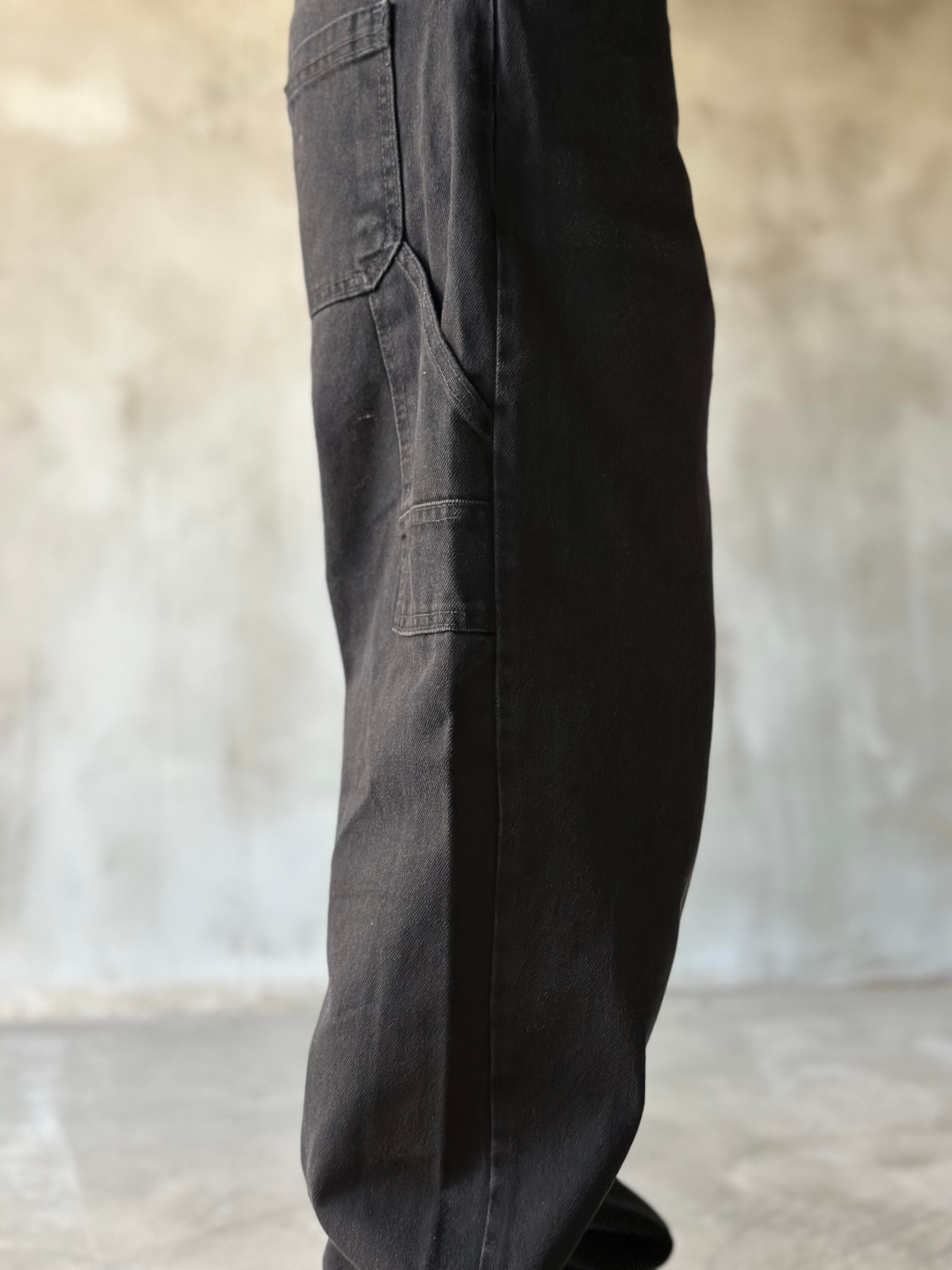 Tokalı Kargo Baggy Jean - Siyah - Dominatrend