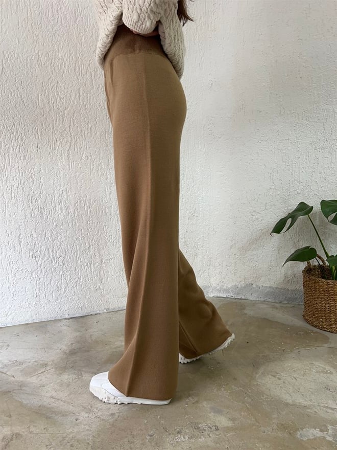 Triko Pantolon - Camel - Dominatrend