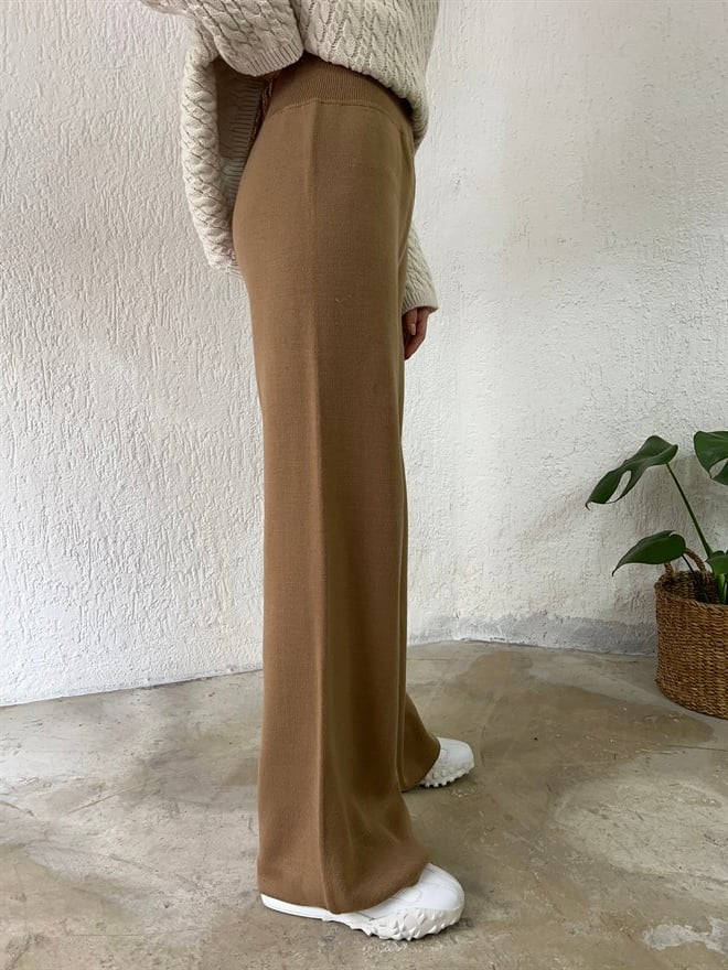 Triko Pantolon - Camel - Dominatrend