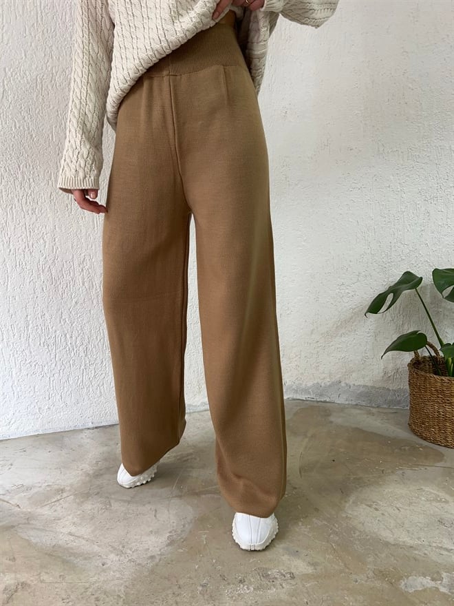 Triko Pantolon - Camel - Dominatrend