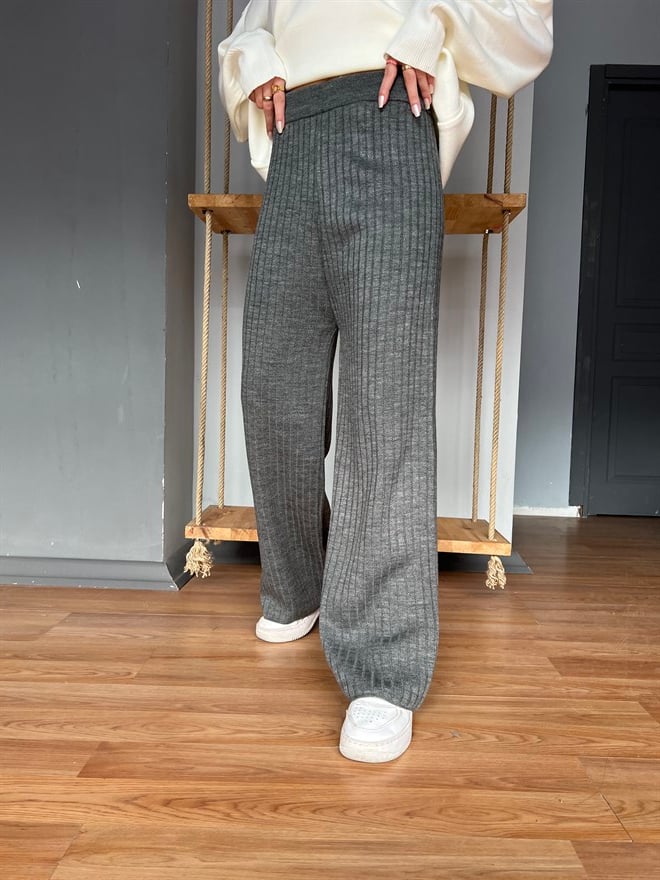 Triko Pantolon - Gri - Dominatrend