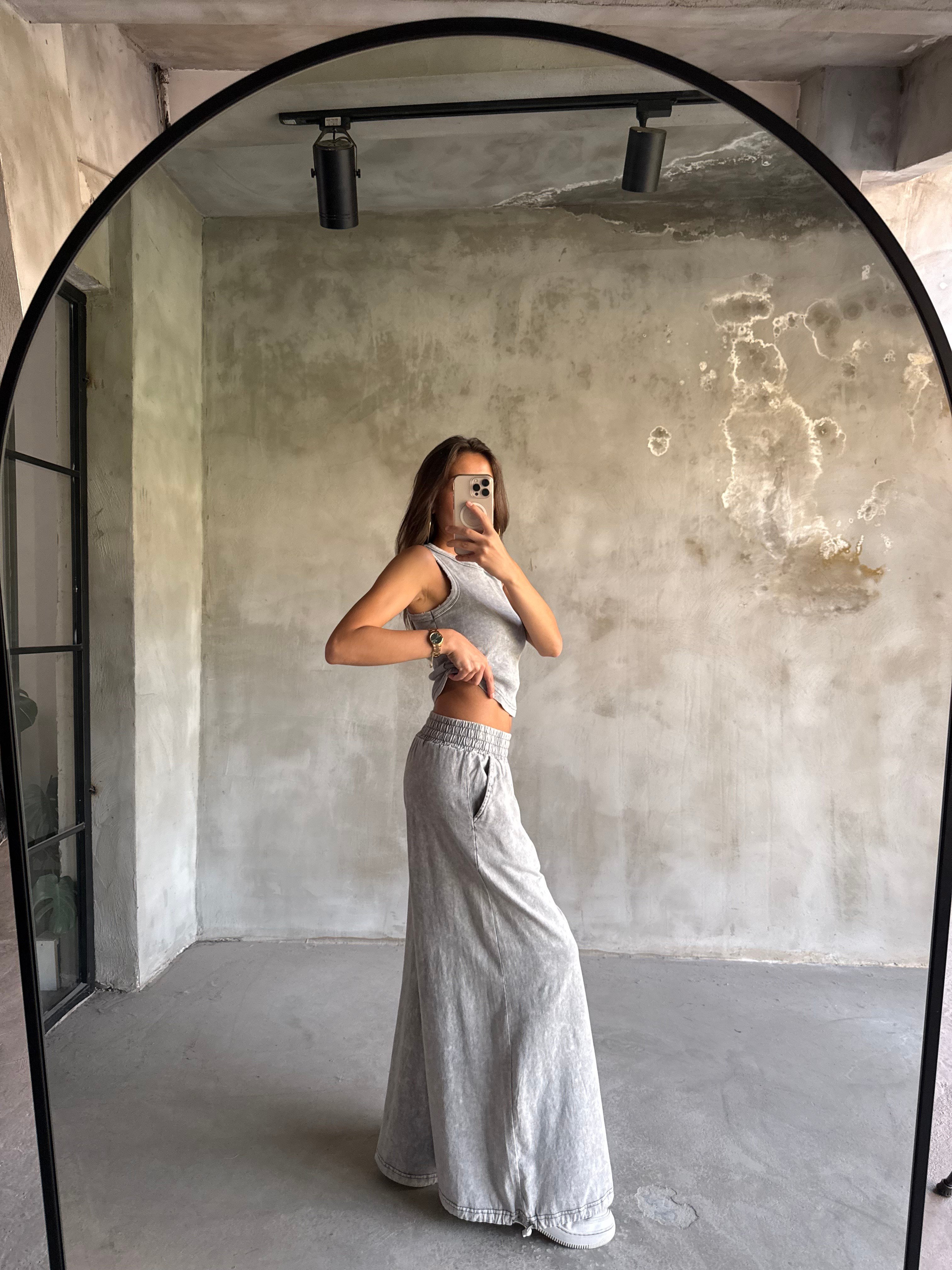 Yıkamalı Stoperli Takım - Siyah - Dominatrend