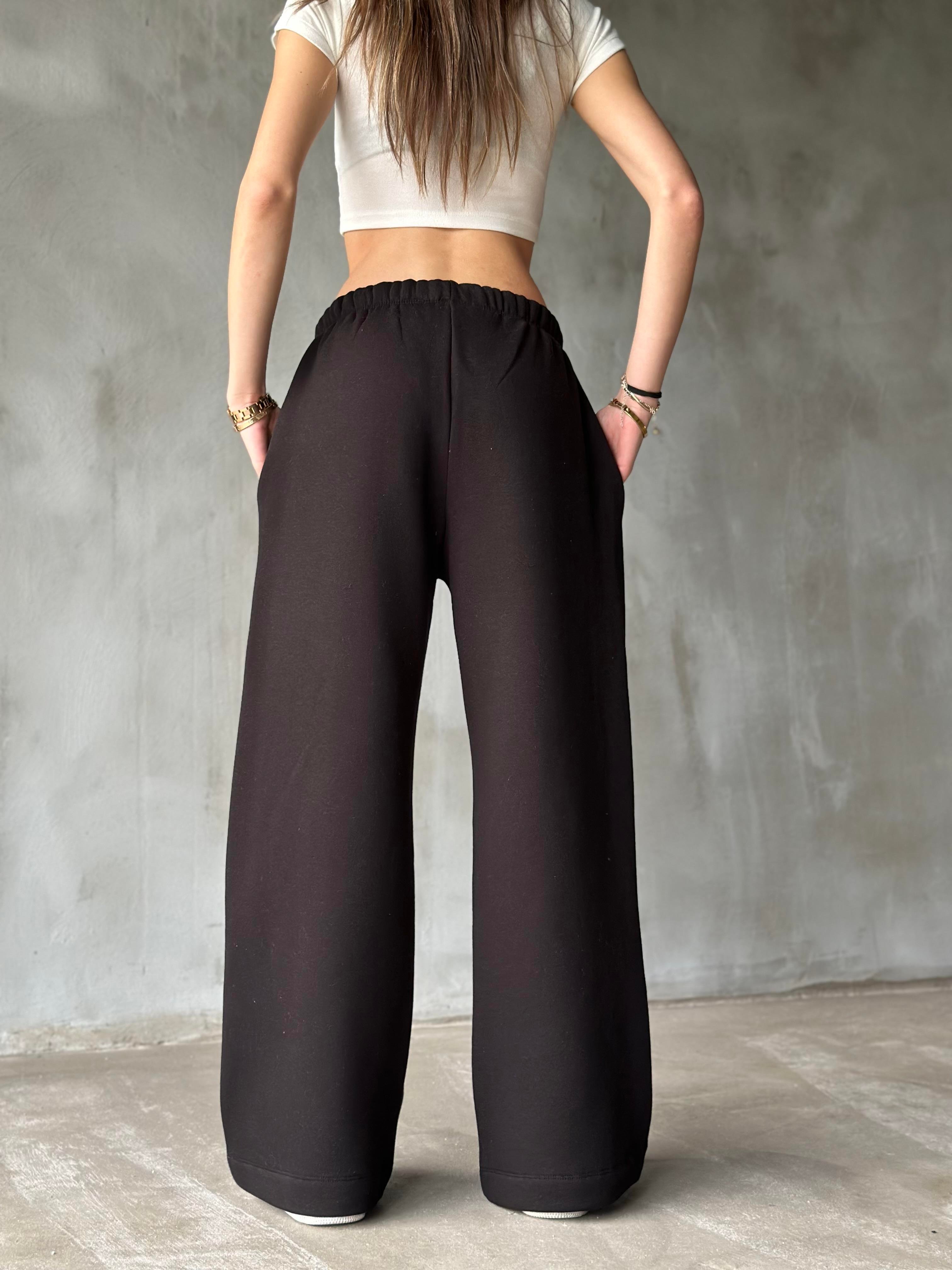 ZR Straıght Fit Eşofman Altı - Siyah - Dominatrend