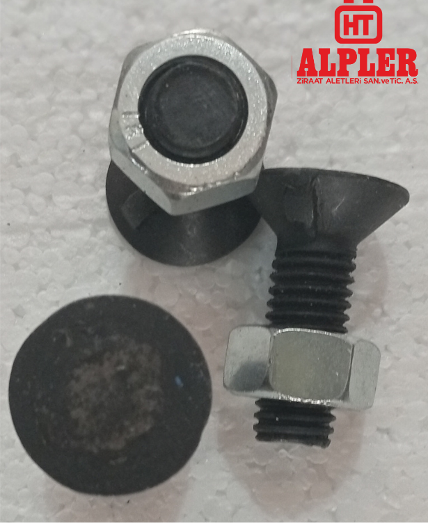 ALPLER - M12 BIÇAK CİVATASI - ÇİFT TIRNAKLI - 3 ADET 