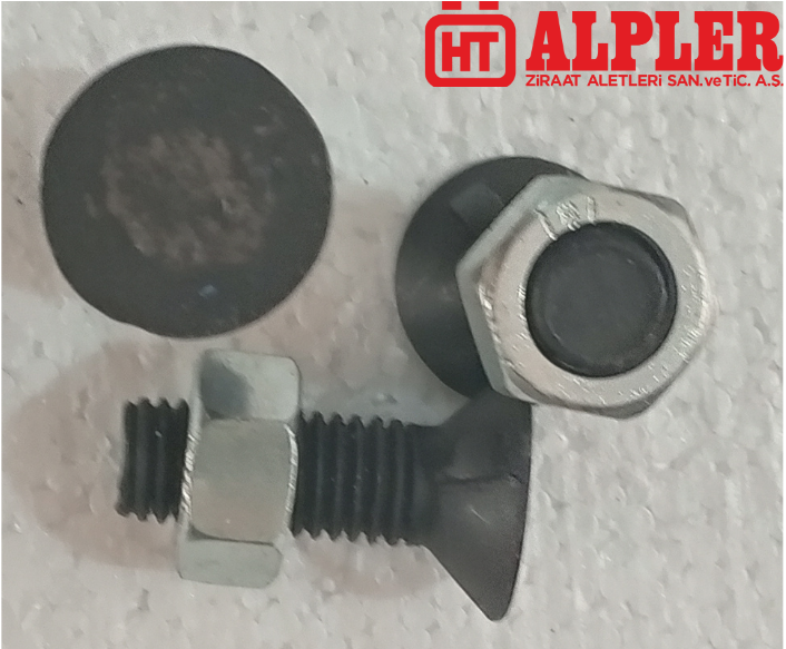 ALPLER - M12 BIÇAK CİVATASI - ÇİFT TIRNAKLI - 3 ADET 