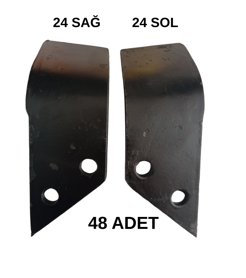 ANDIZ - PANCAR ARAÇAPA BIÇAĞI - (TÜRKAY UYUMLU) - 48 ADET(24 Sağ - 24 Sol) 