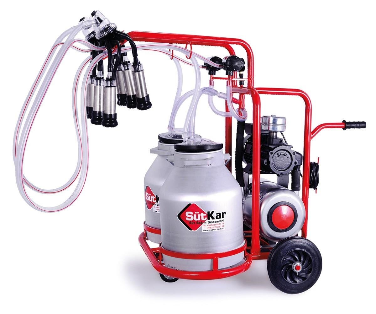 MOBİL ÇİFT SAĞIMLI ÇİFT ALÜMİNYUM GÜĞÜMLÜ KURU SÜT SAĞIM MAKİNASIMOBİL ÇİFT SAĞIMLI ÇİFT ALÜMİNYUM GÜĞÜMLÜ KURU SÜT SAĞIM MAKİNASI