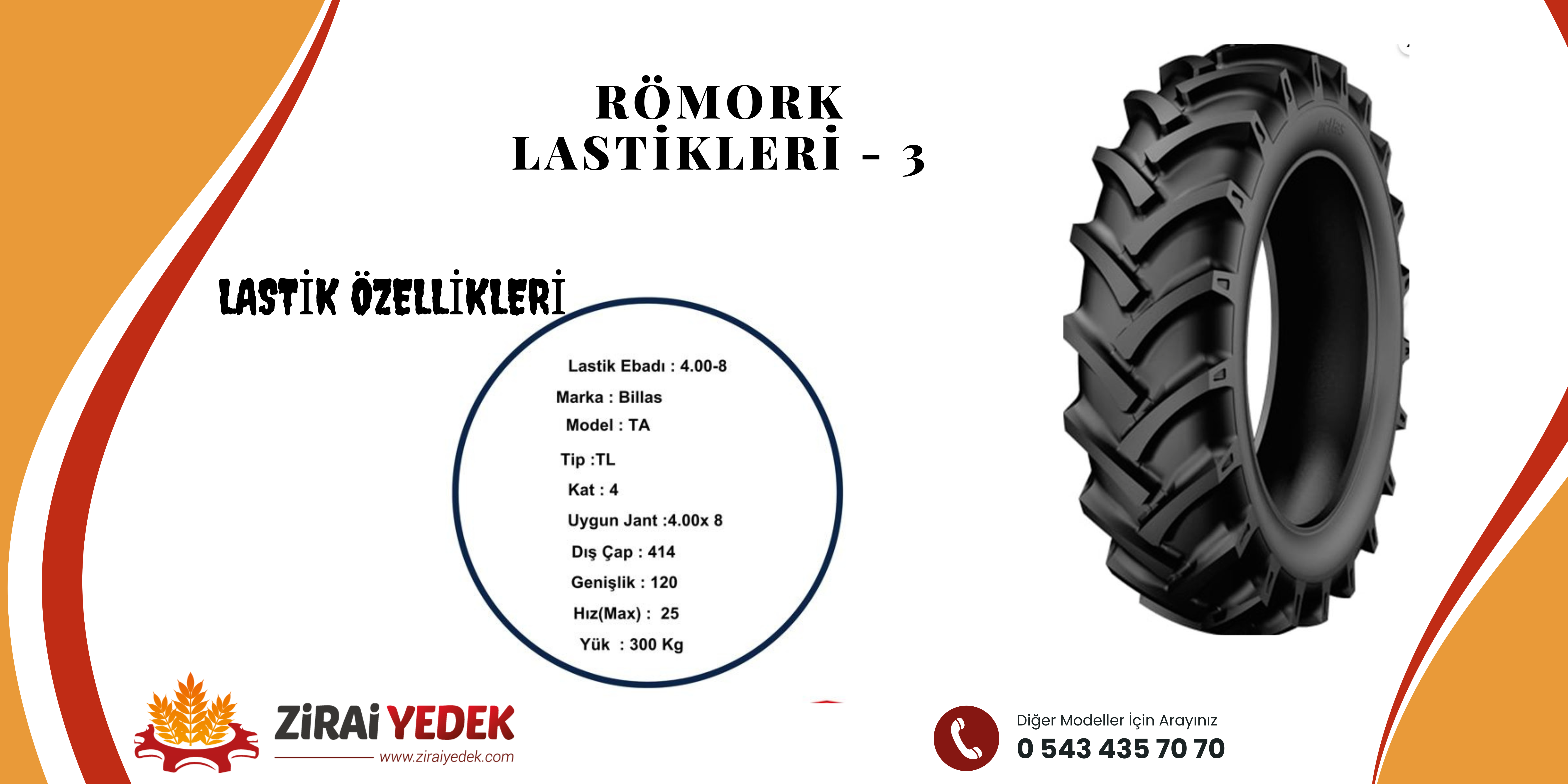RÖMORK LASTİĞİ 4.00/8 BL 110 TA 4 KAT RÖMORK LASTİĞİ 4.00/8 BL 110 TA 4 KAT 
