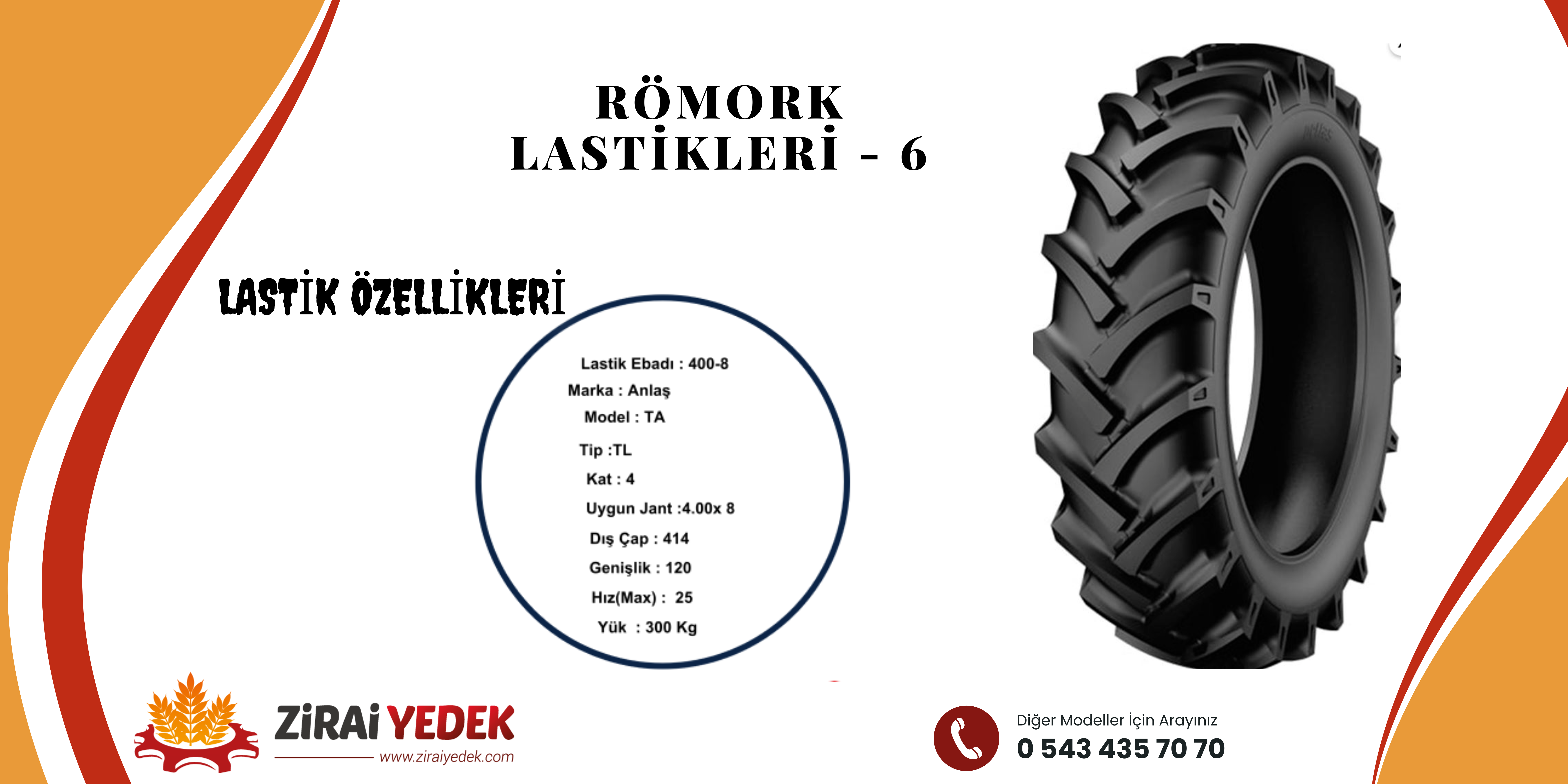 RÖMORK LASTİĞİ 4.00/8 TA 4 KAT ANLAŞRÖMORK LASTİĞİ 4.00/8 TA 4 KAT ANLAŞ