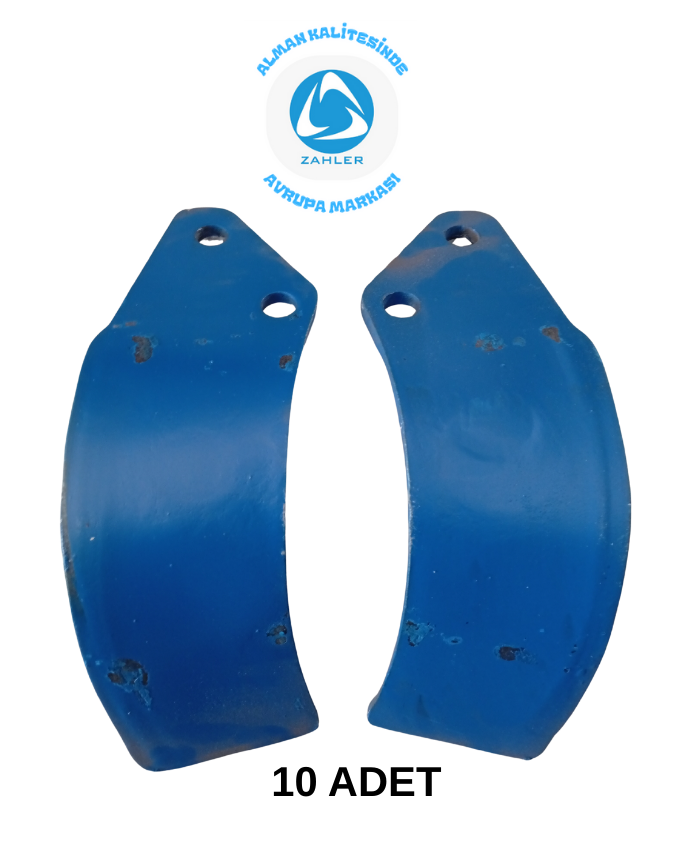 ZAHLER - ROTATİL BIÇAĞI - C TİPİ(8Mm) - 10 ADET(5 Sağ - 5 Sol) 