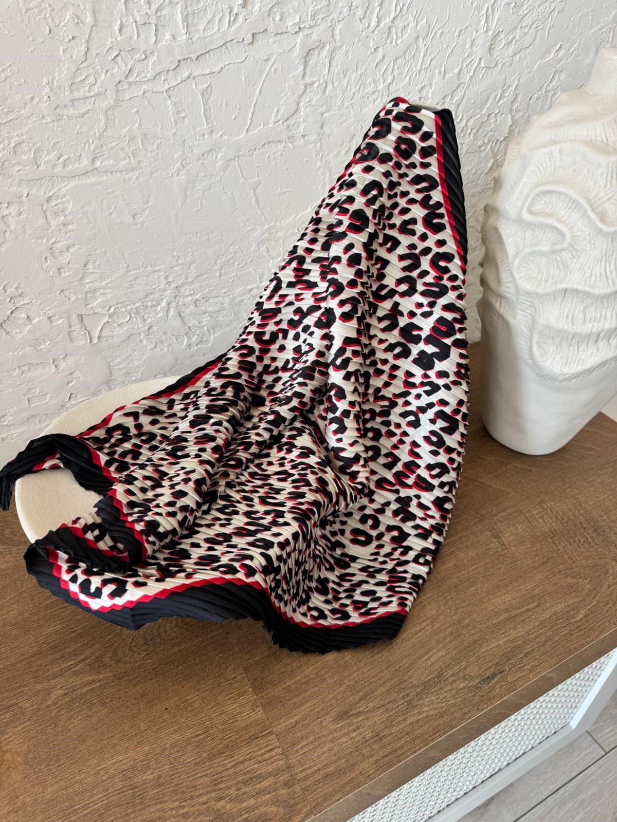 60*60 Pliseli Saten Fular