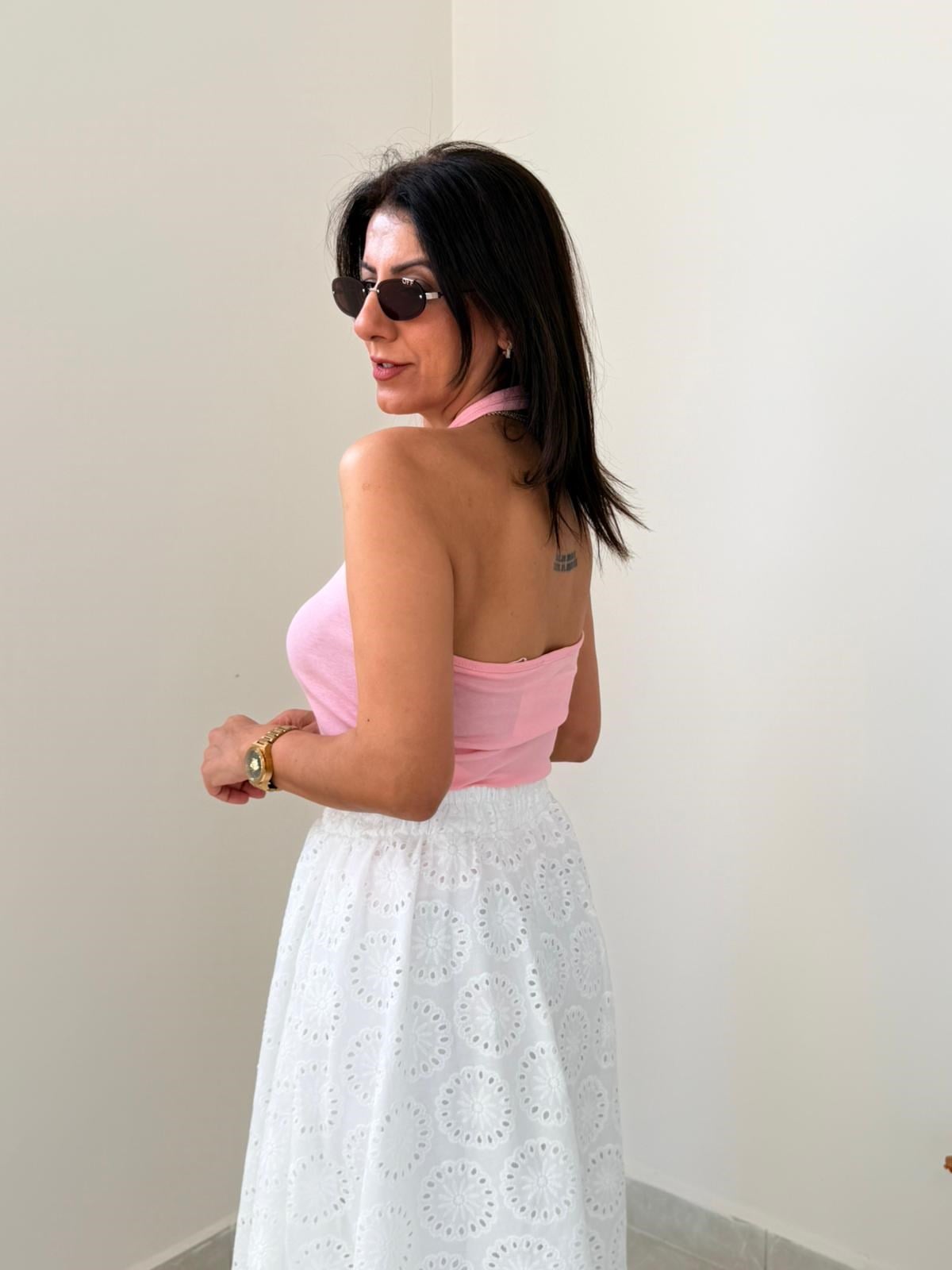 Boyundan Geçmeli Top Pembe