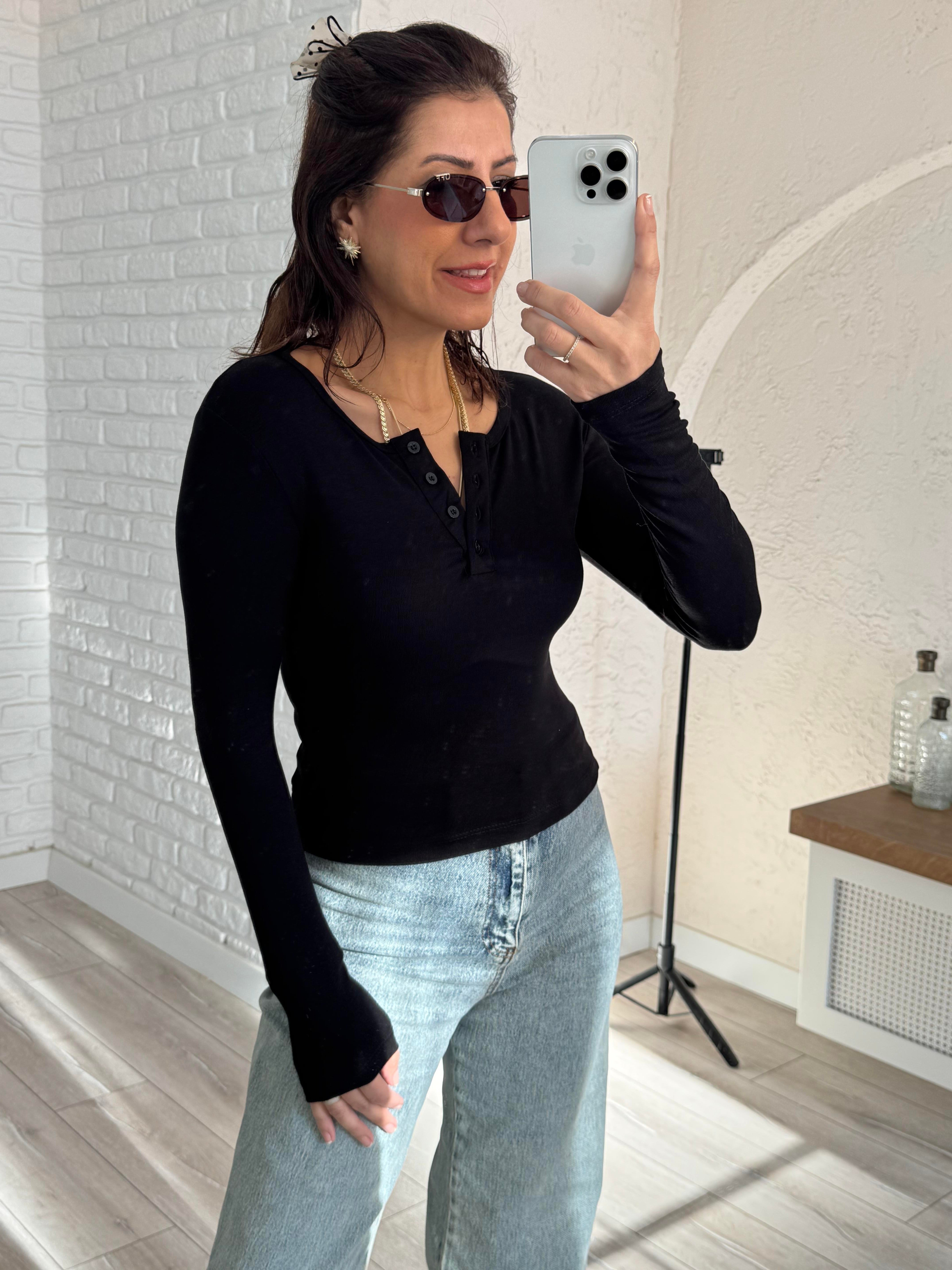 Buzy Patlı Badi Siyah