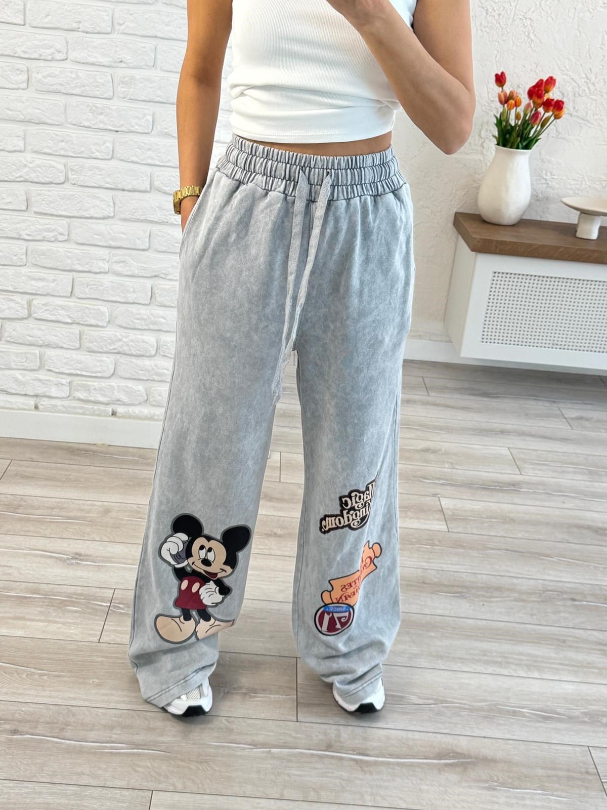 Magic Kingdom Baskılı Eşofman Gri