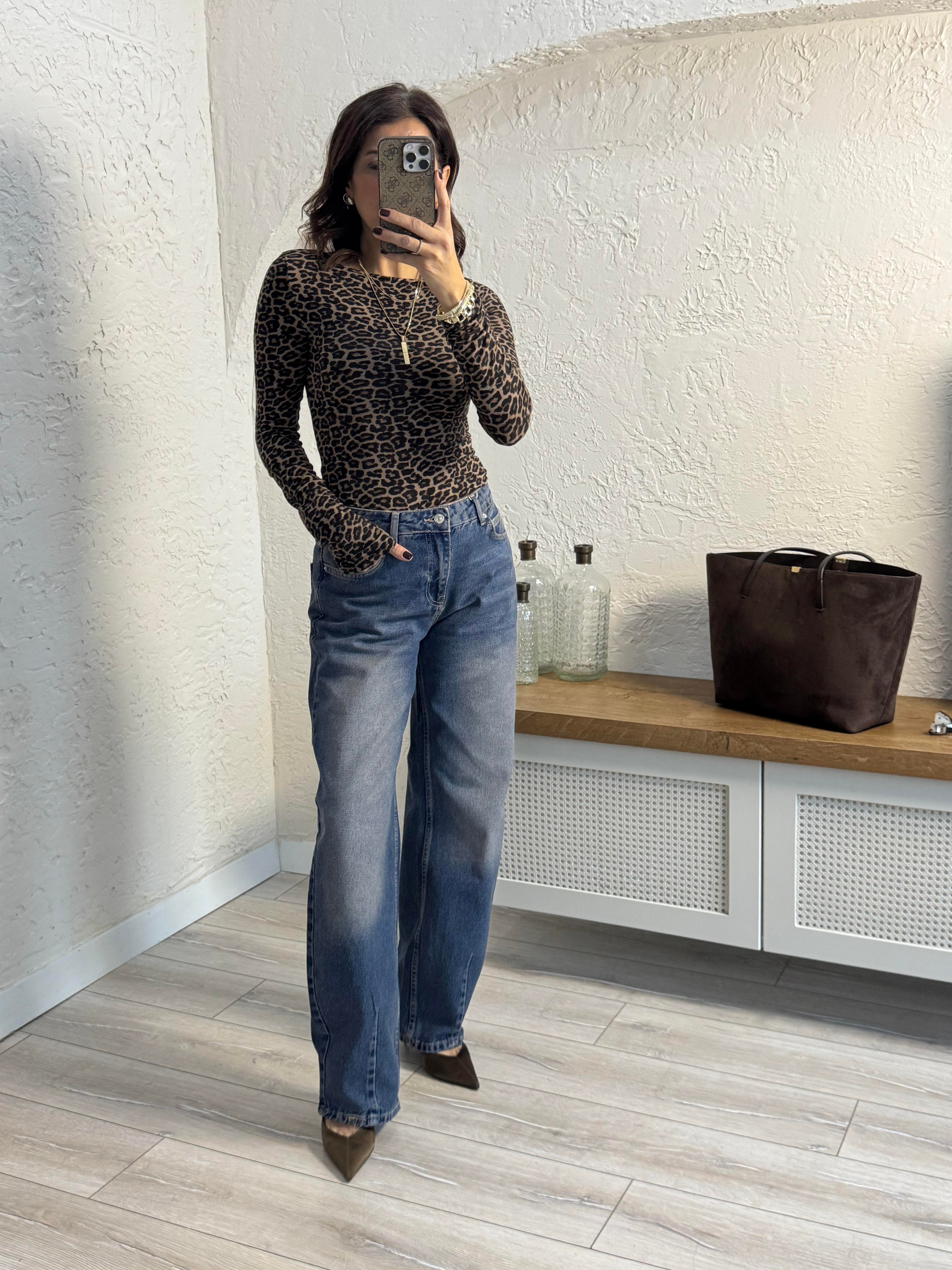 Mavi Tintli Balon model jean 