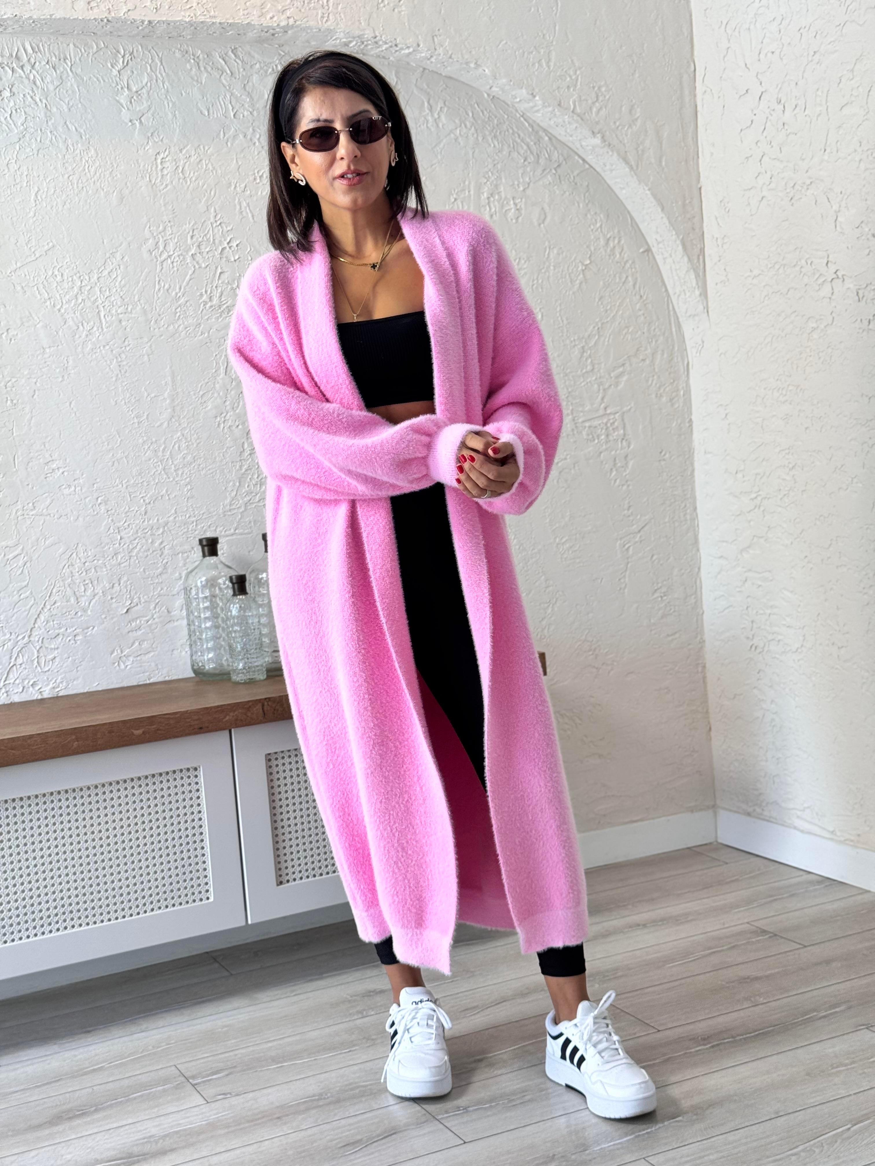 oydan Triko Hırka Pembe