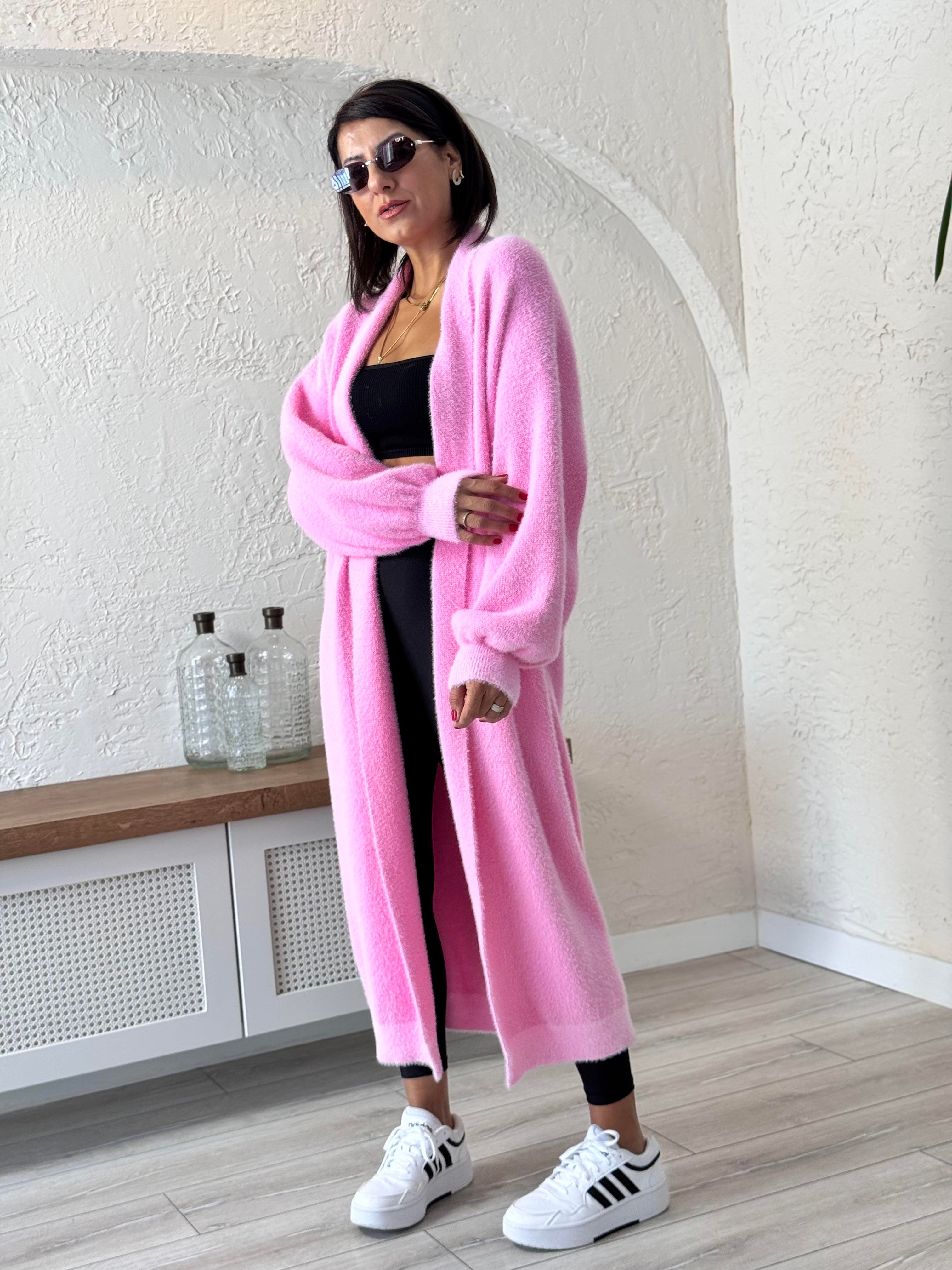 oydan Triko Hırka Pembe