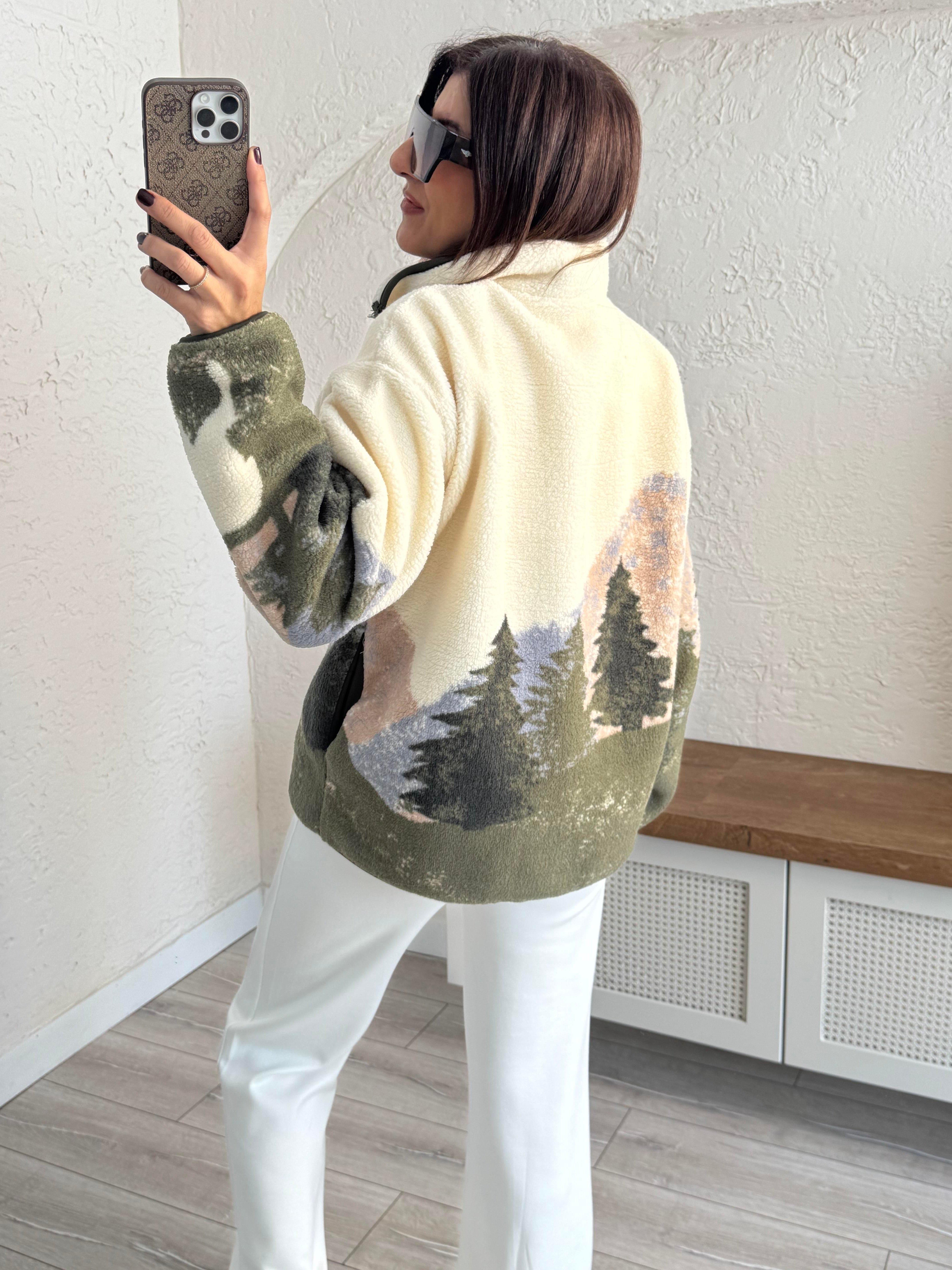 Oysh Model Geyikli Polar Sweat
