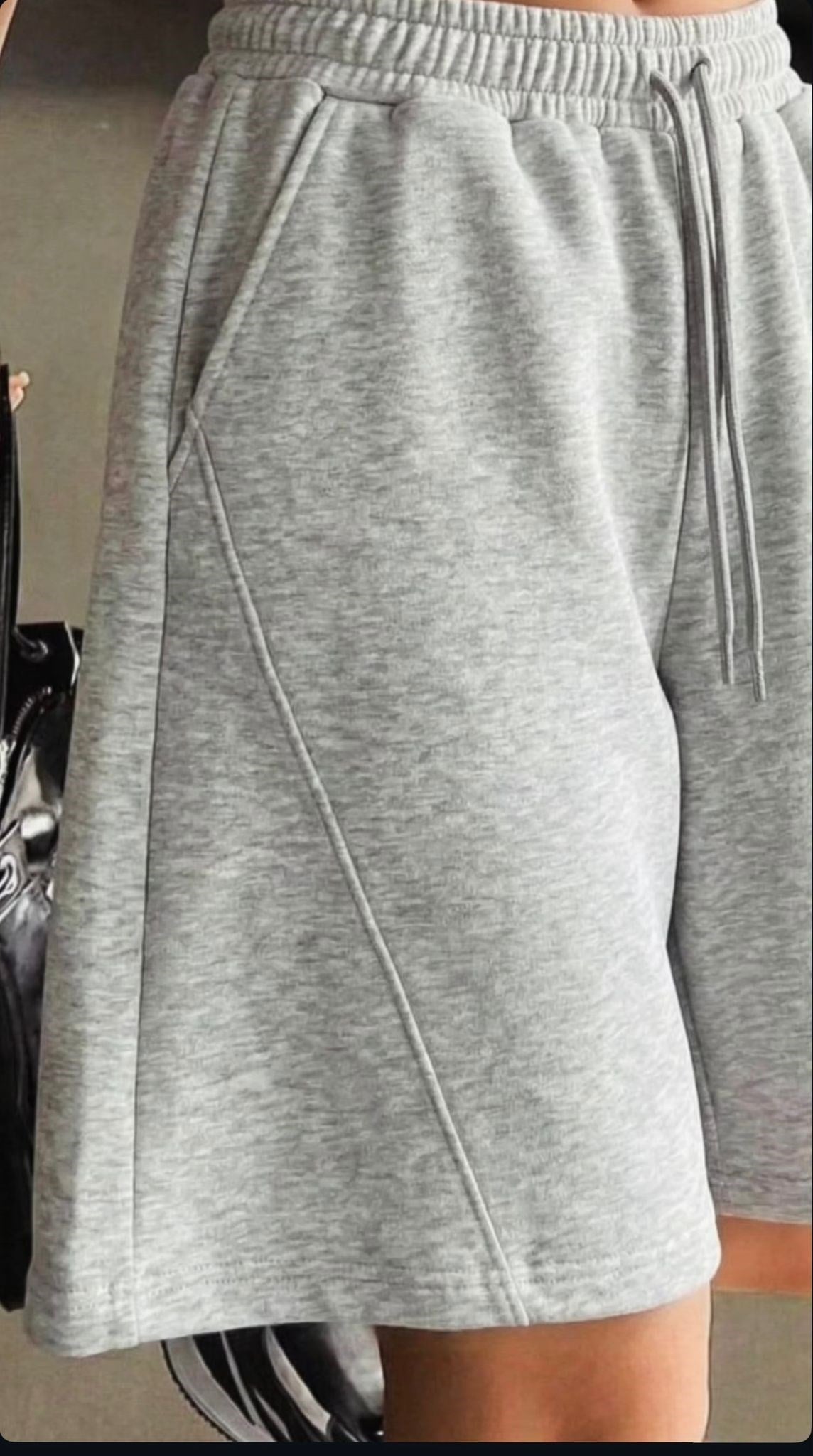 Şehir Boy Bagy Şort Gri