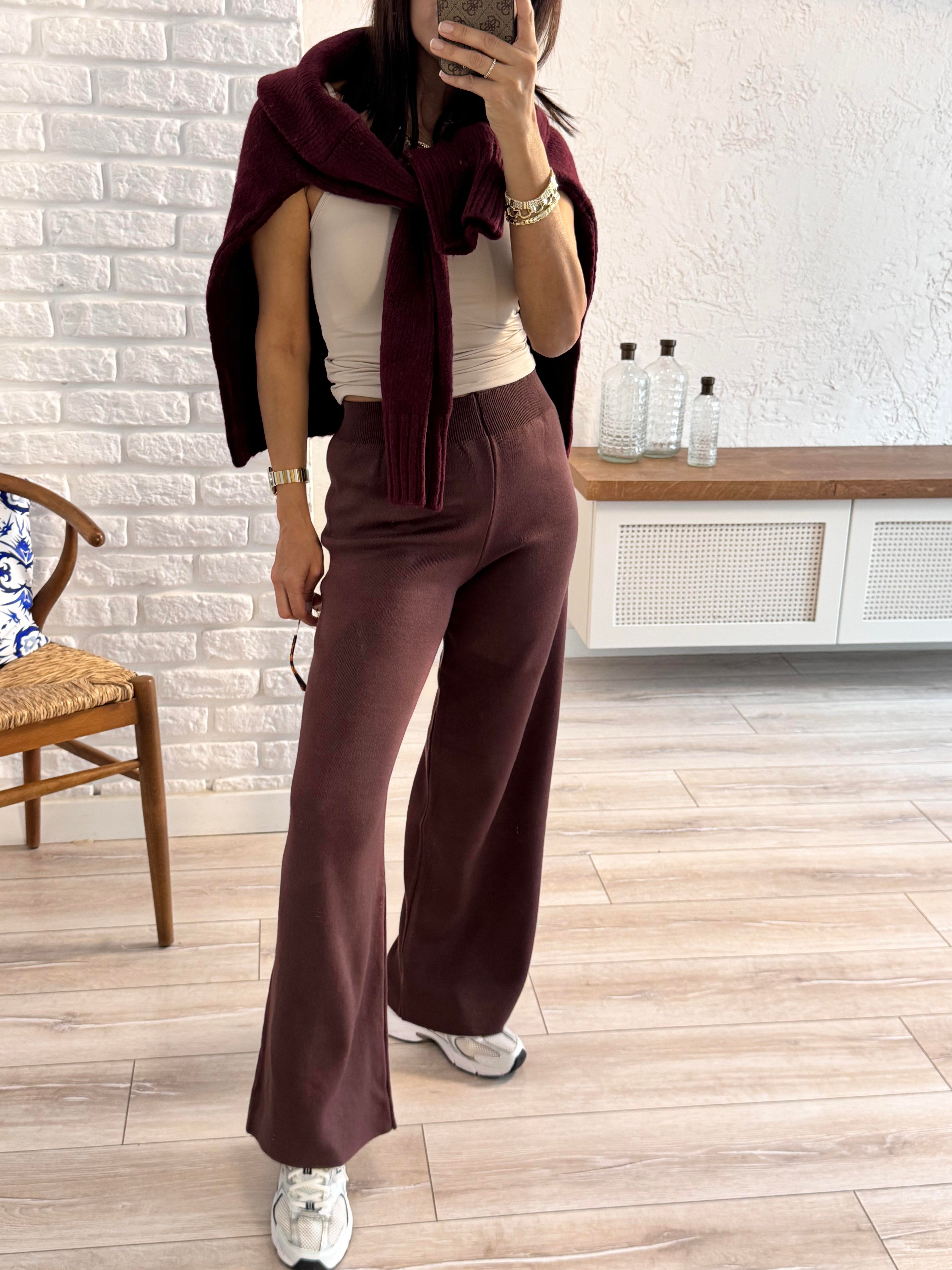 Triko Pantolon Mürdüm 