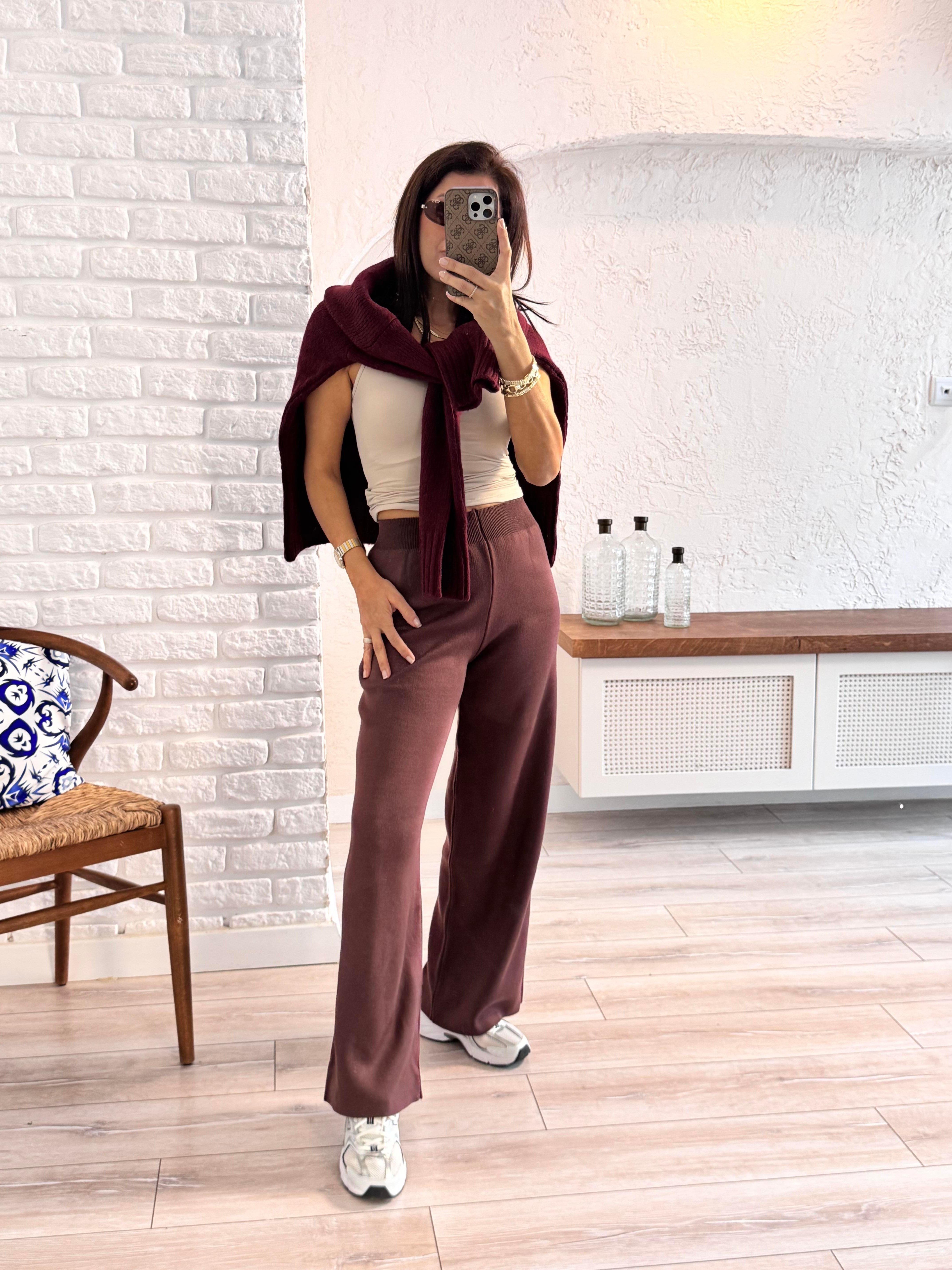 Triko Pantolon Mürdüm 