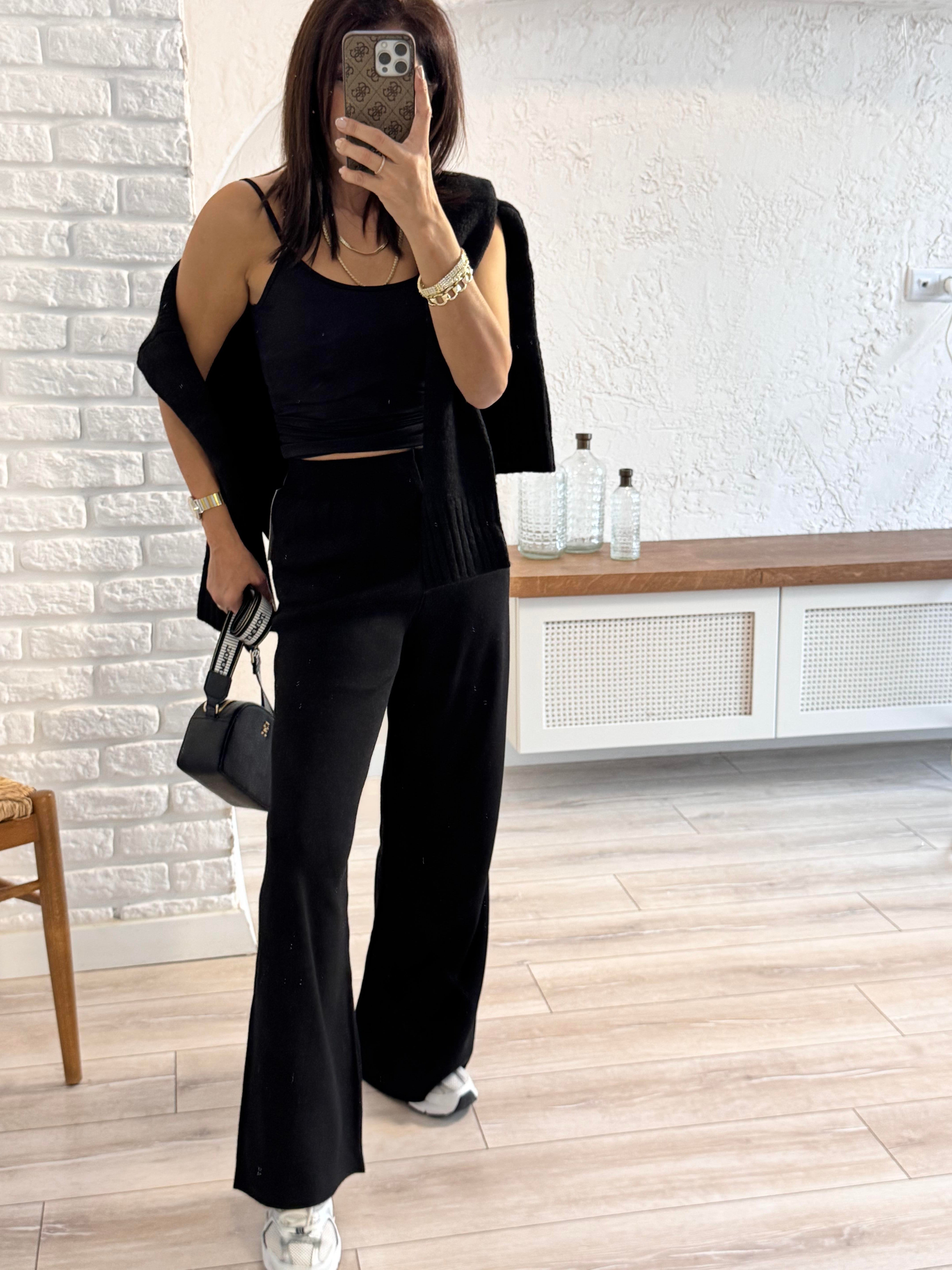 Triko Pantolon Siyah