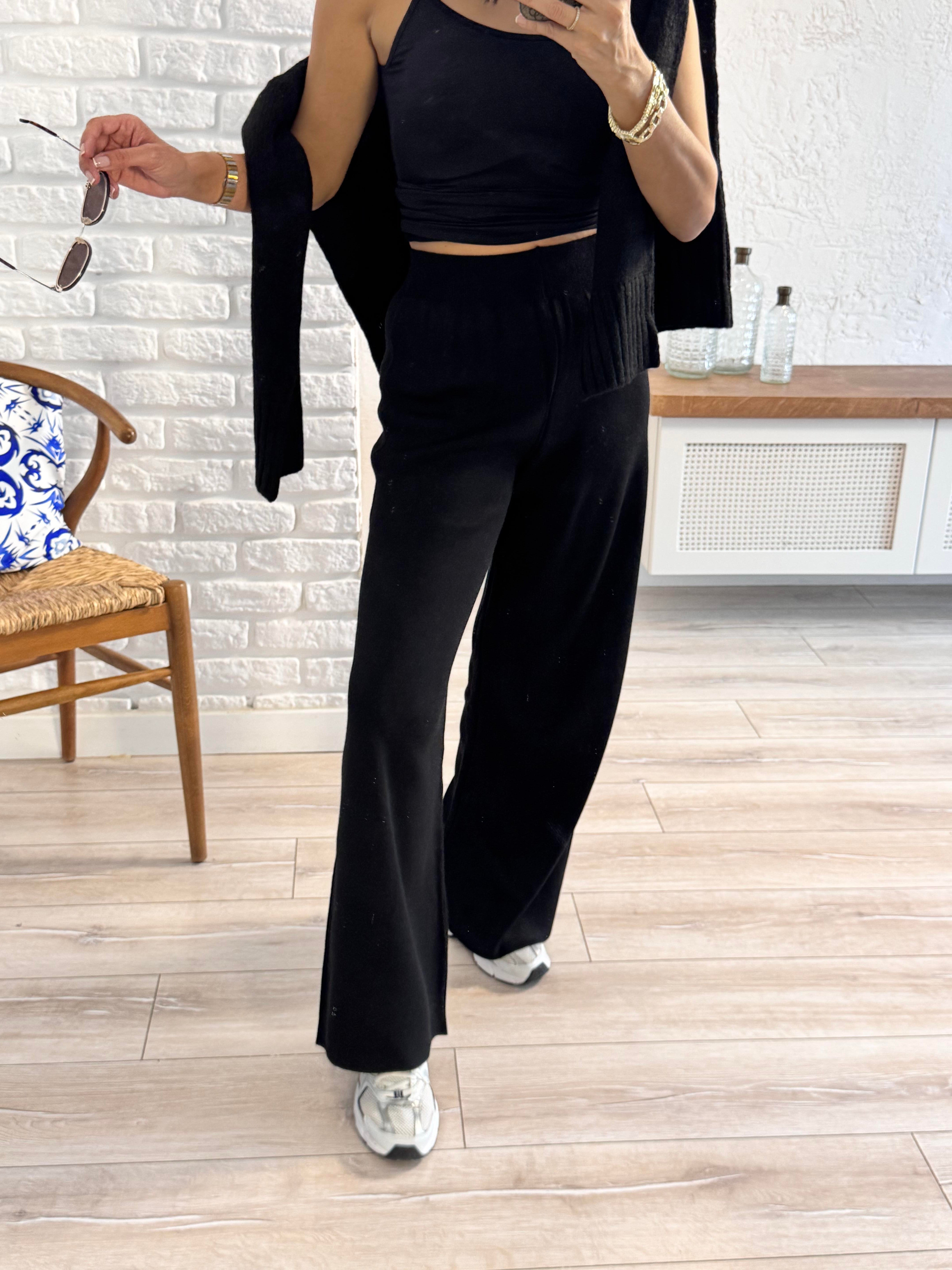 Triko Pantolon Siyah