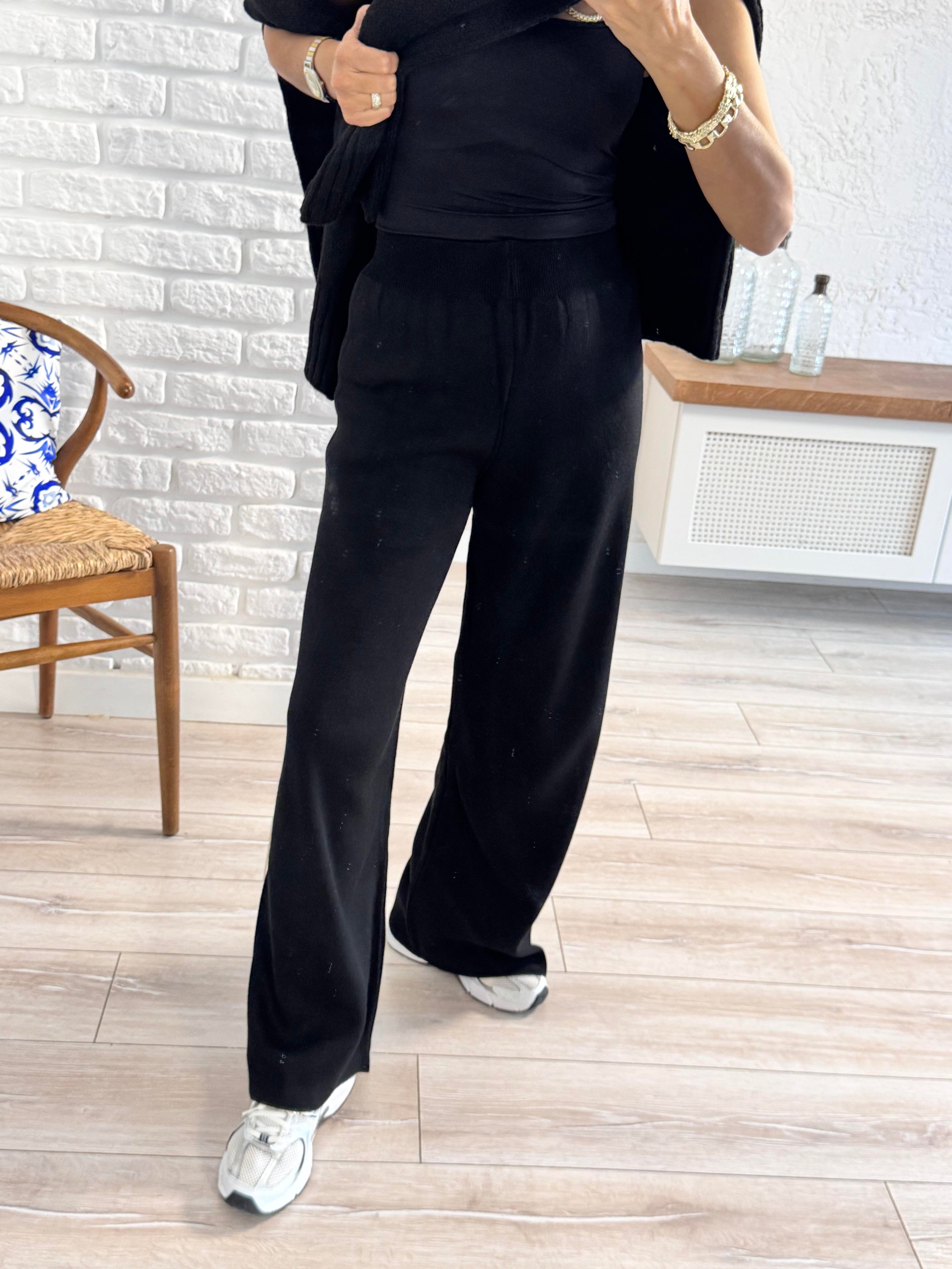 Triko Pantolon Siyah