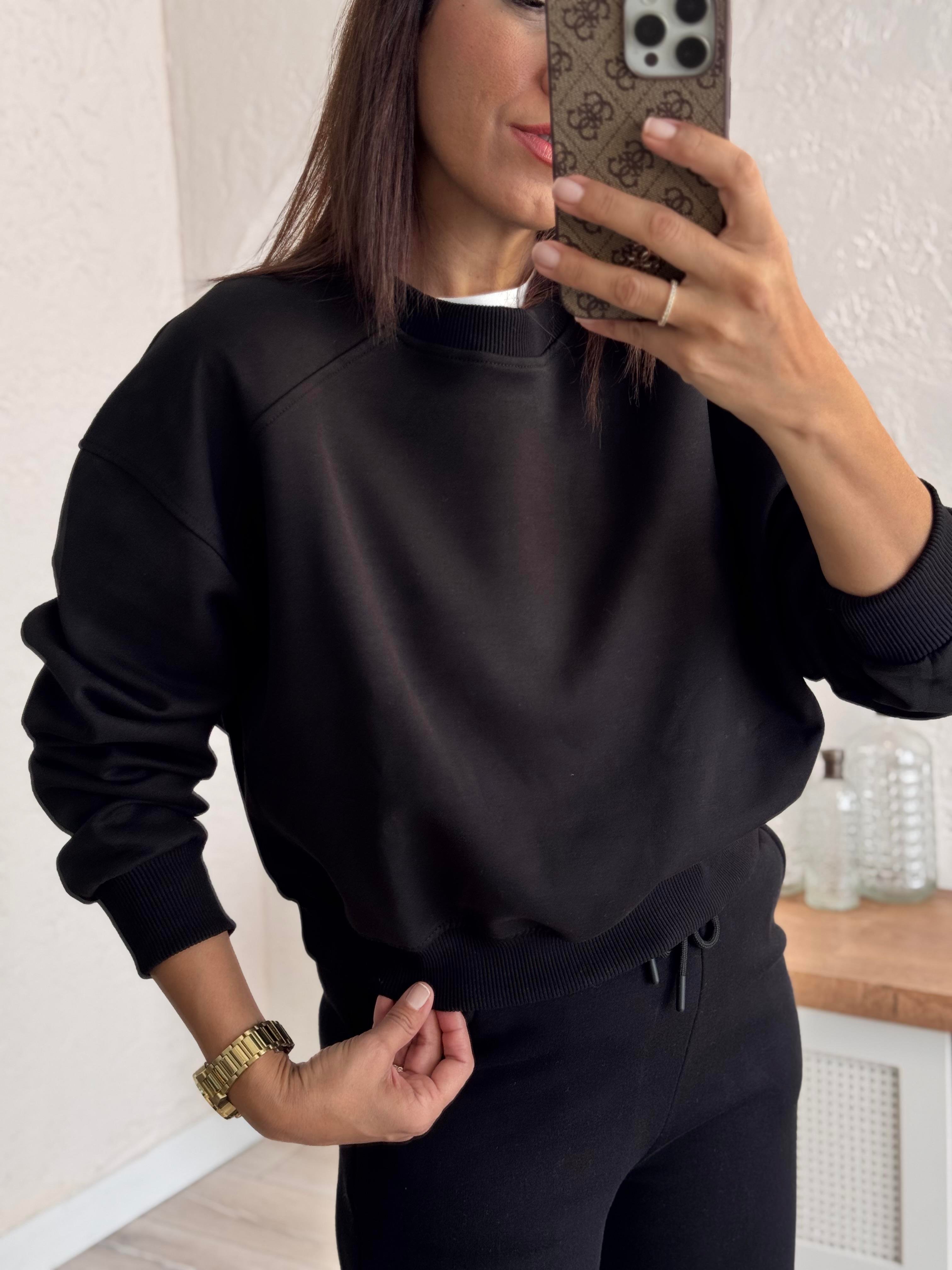 Üç İplik Şardonsuz Bomber Sweat